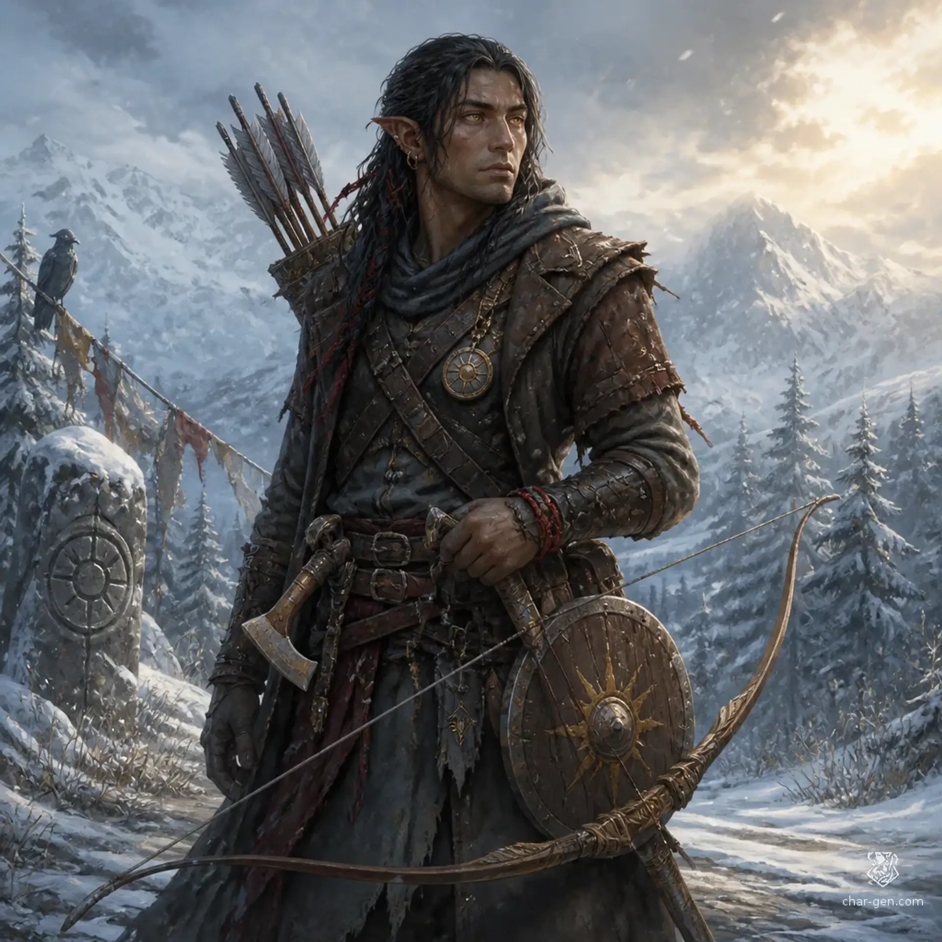 Cicero Bloodwave - AI-generated fantasy Character