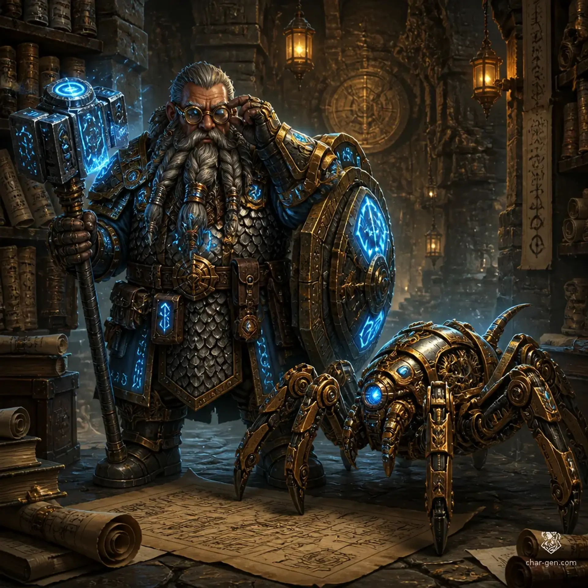 Coboll Aranea - AI-generated fantasy Character