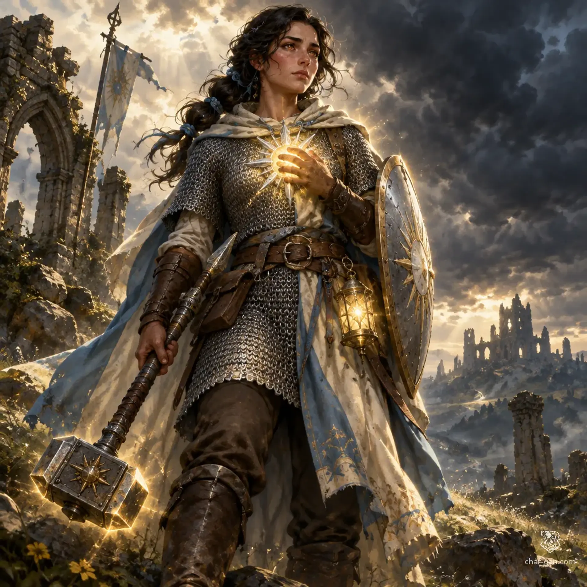 Nova Loralight - AI-generated fantasy Character