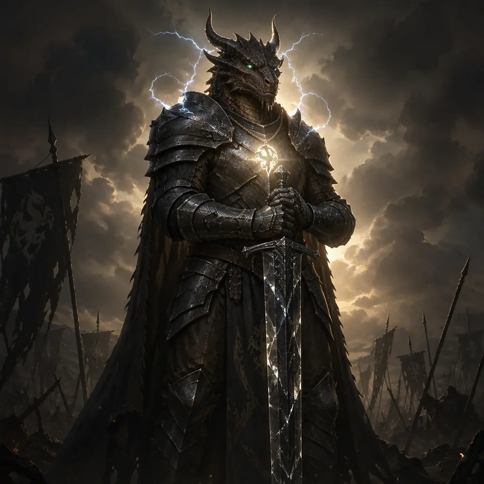 Ryugen - AI-generated fantasy Character