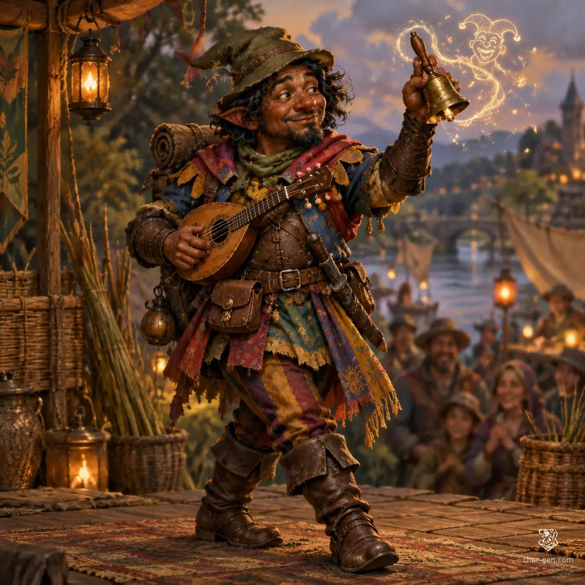 Nauren - AI-generated fantasy Character