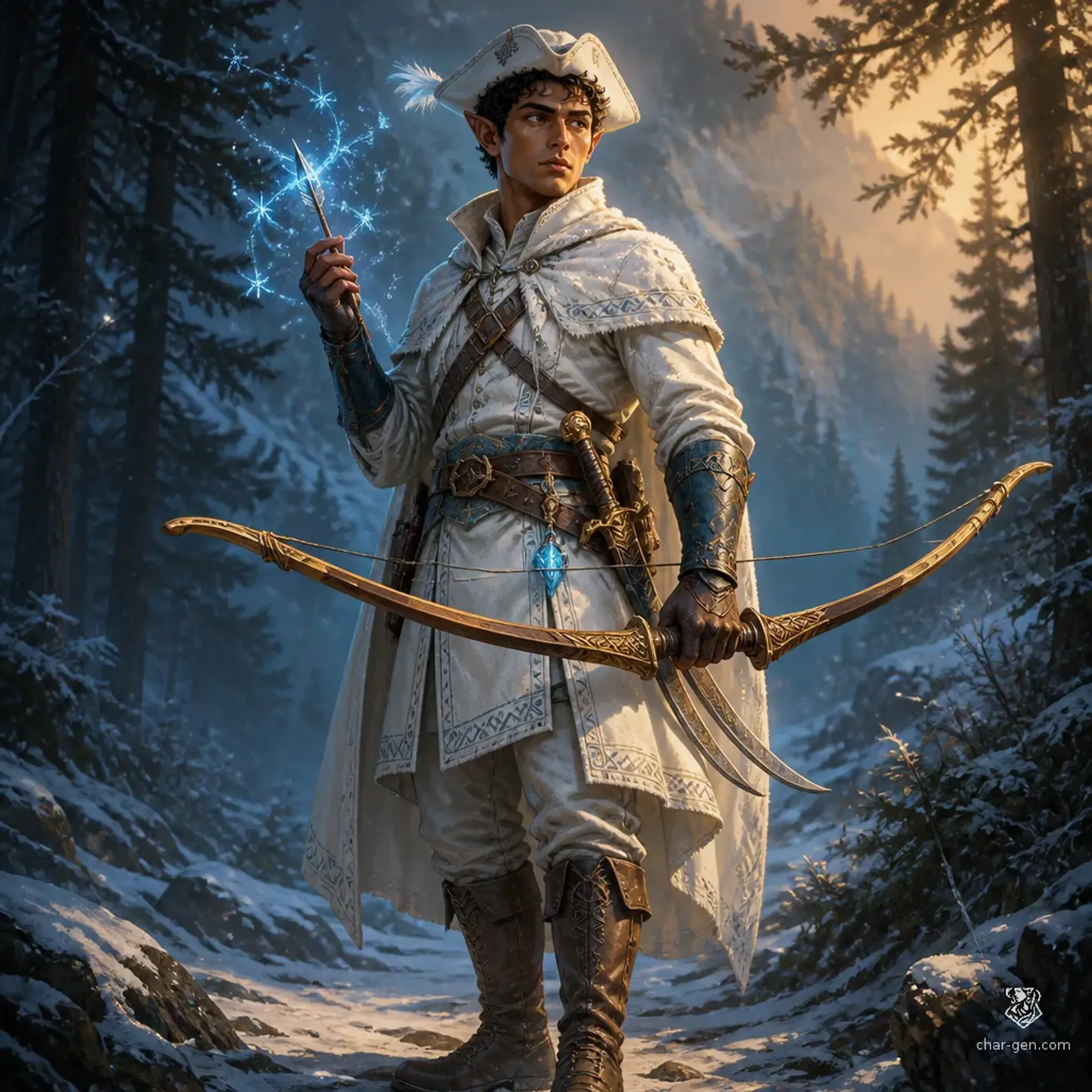 Tecu Varga - AI-generated fantasy Character