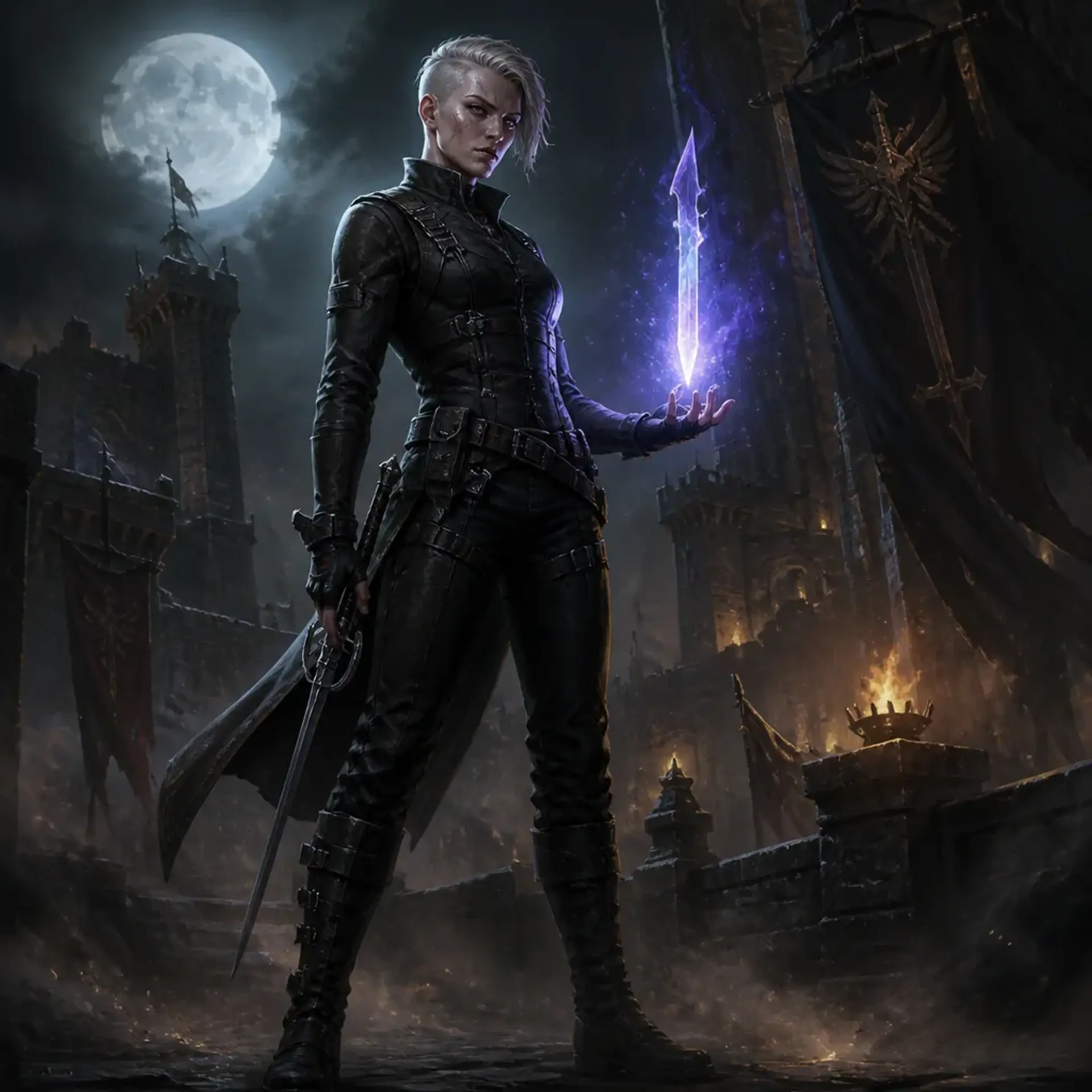 Vakaria Veyr - AI-generated fantasy Character