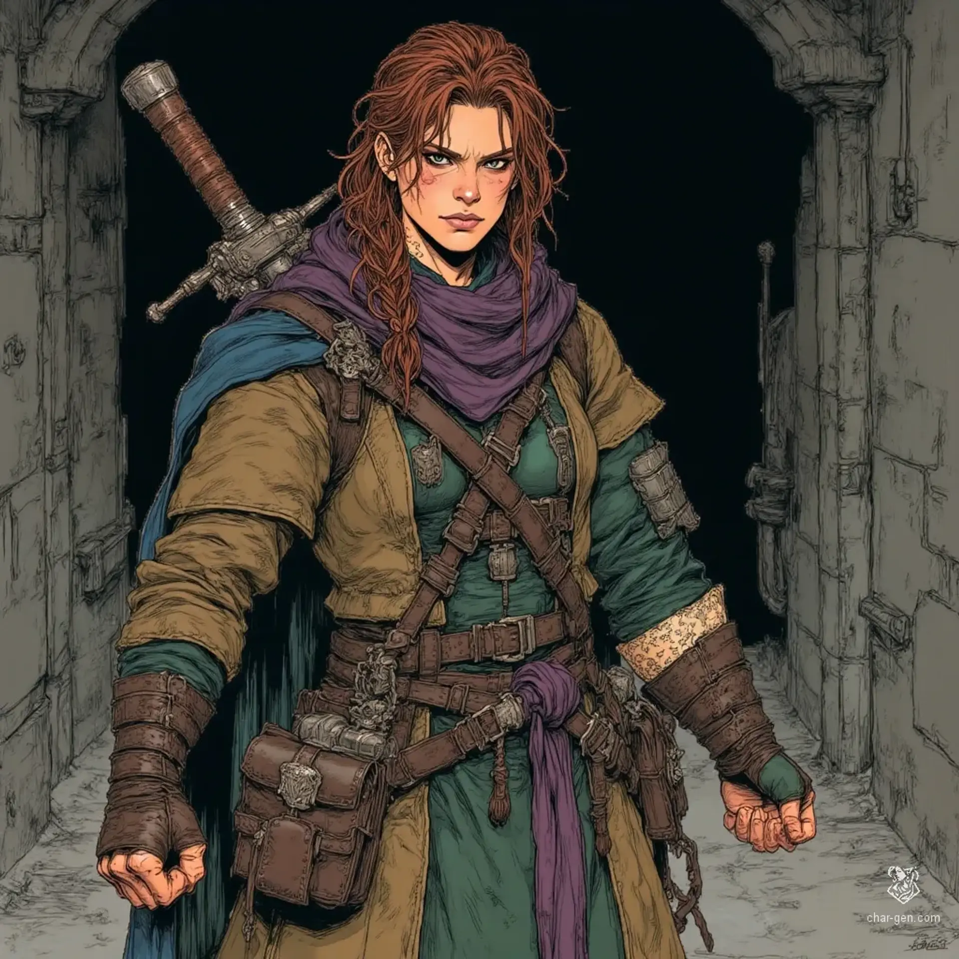 Marra Luil - AI-generated fantasy NPC