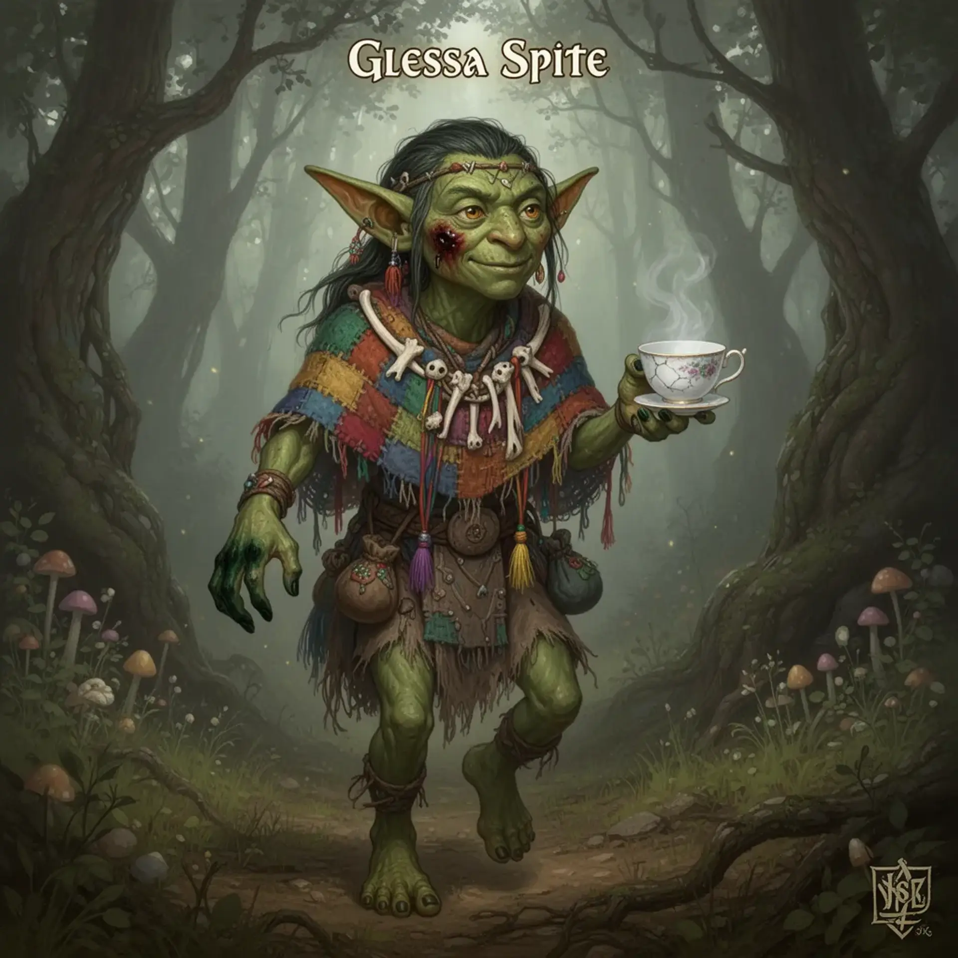 Glessa Spite - AI-generated fantasy NPC