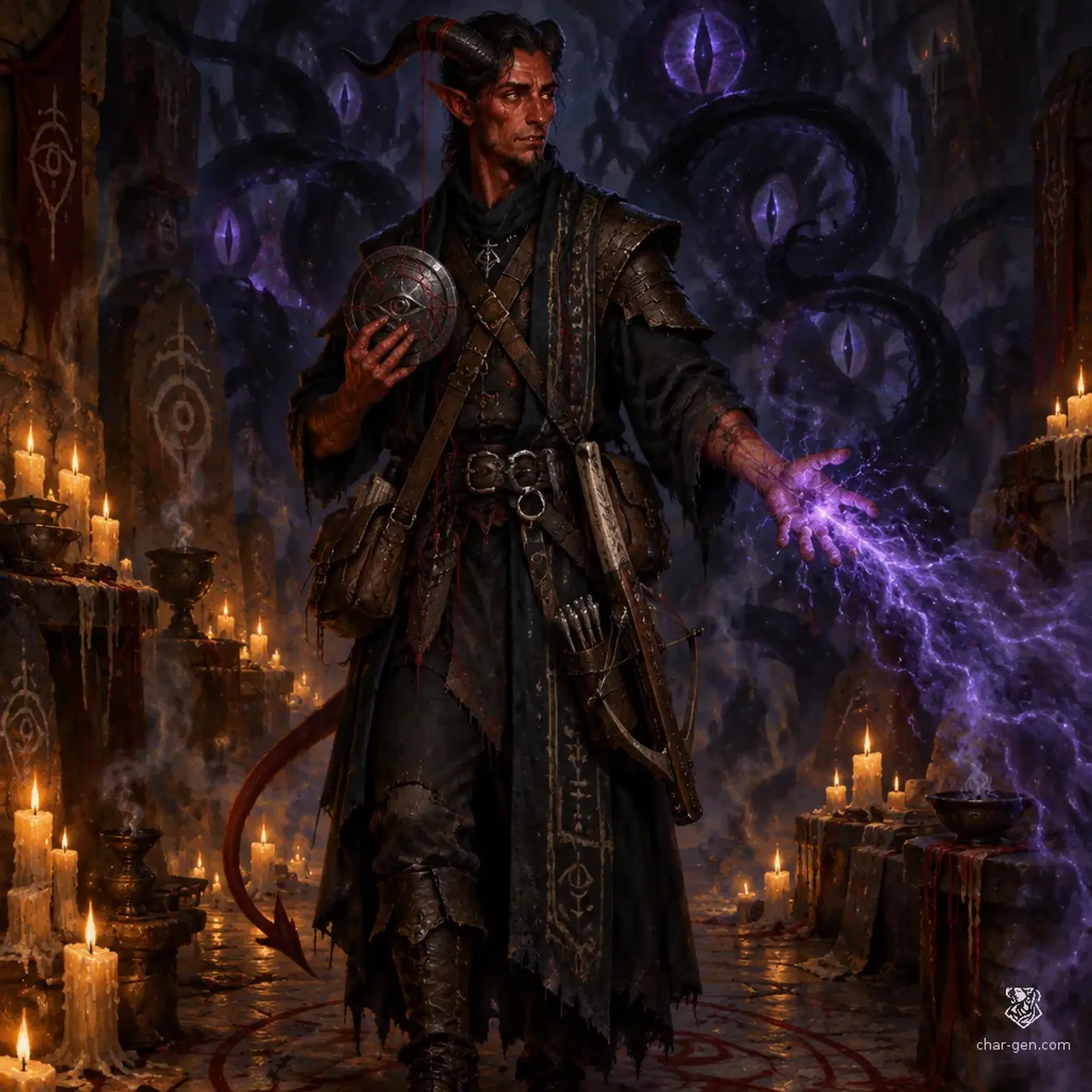 Brastik Kelm - AI-generated fantasy Character