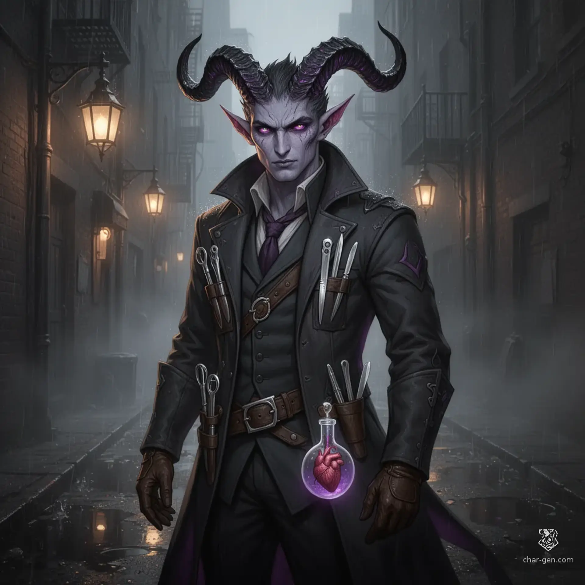 Zevran Vane - AI-generated fantasy NPC