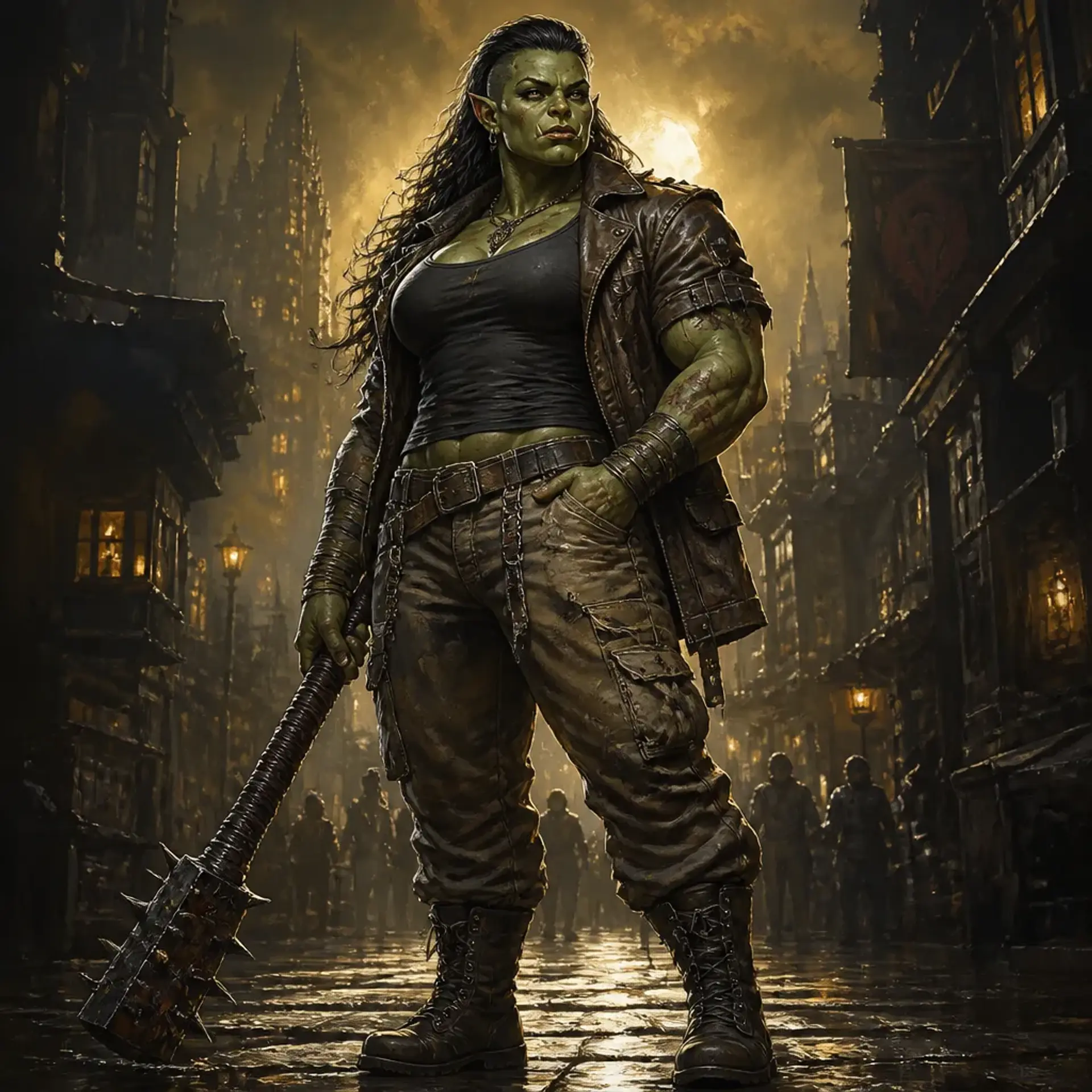 Vaka Ironhide - AI-generated fantasy Character