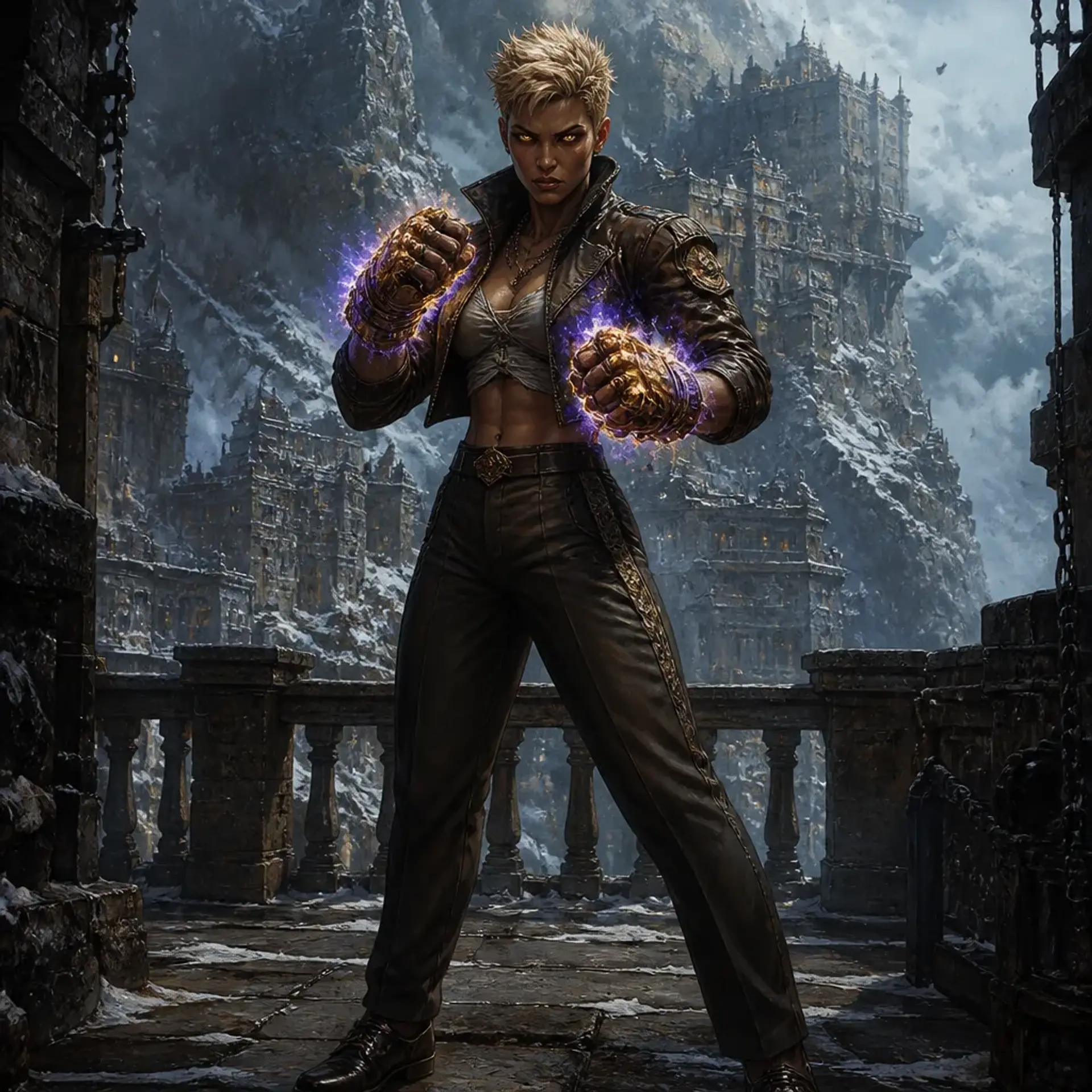 Elara Hellcat Vance - AI-generated fantasy Character