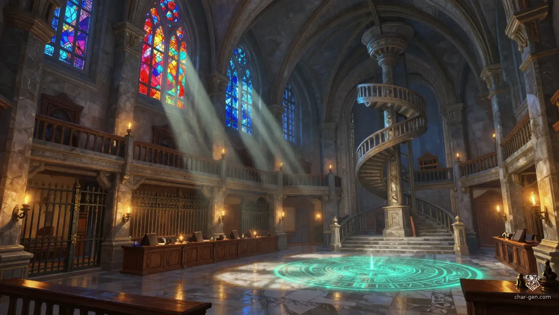 Altima Guild House - AI-generated fantasy Building