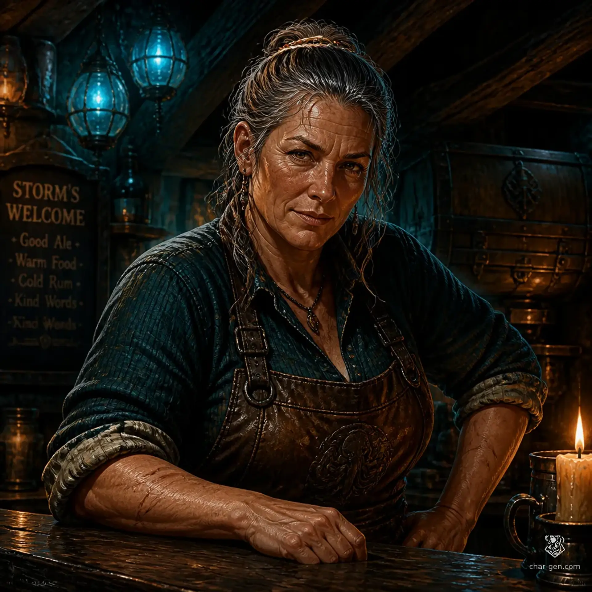 The Lanternhook - AI-generated fantasy Tavern