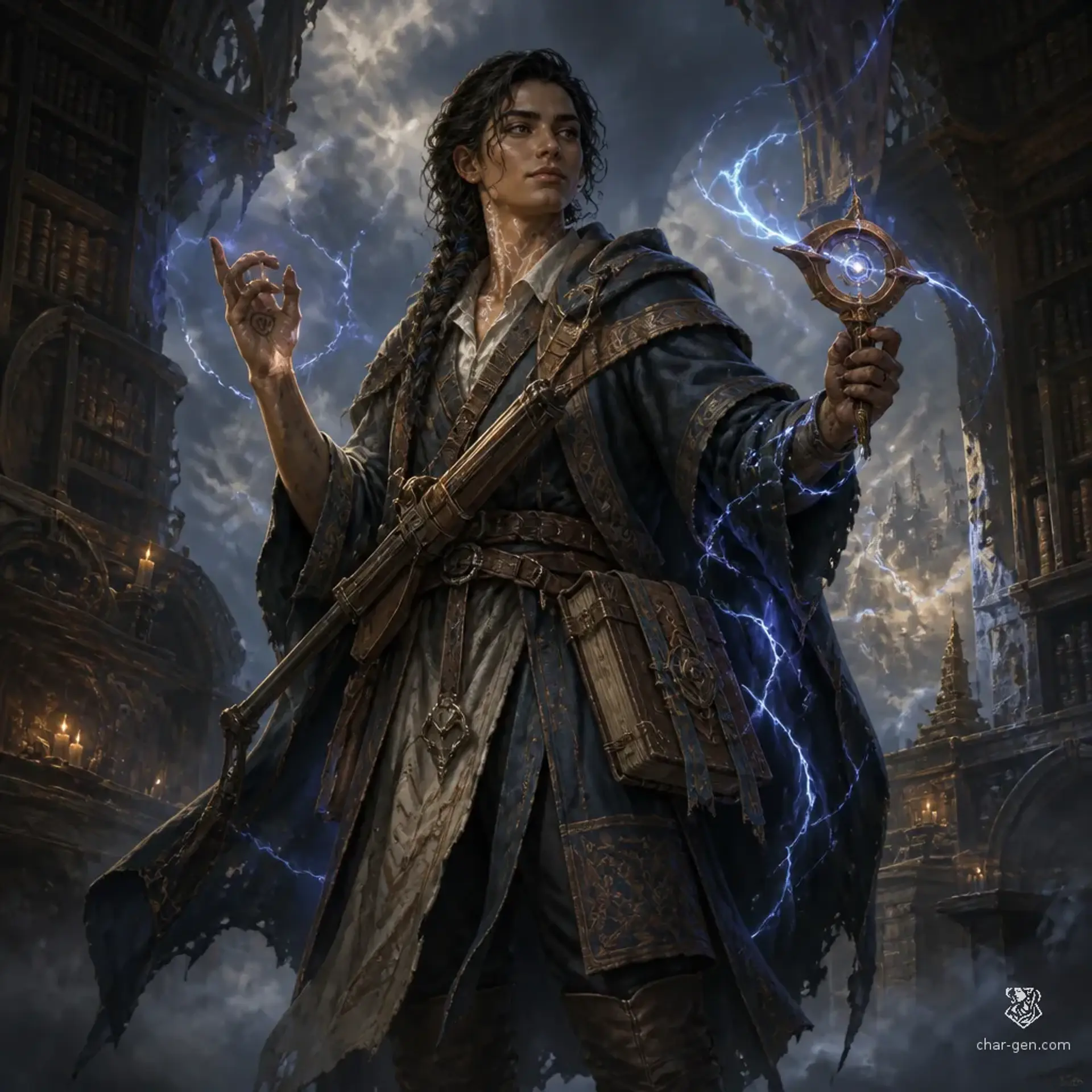 Sheshan Etxeberri - AI-generated fantasy Character
