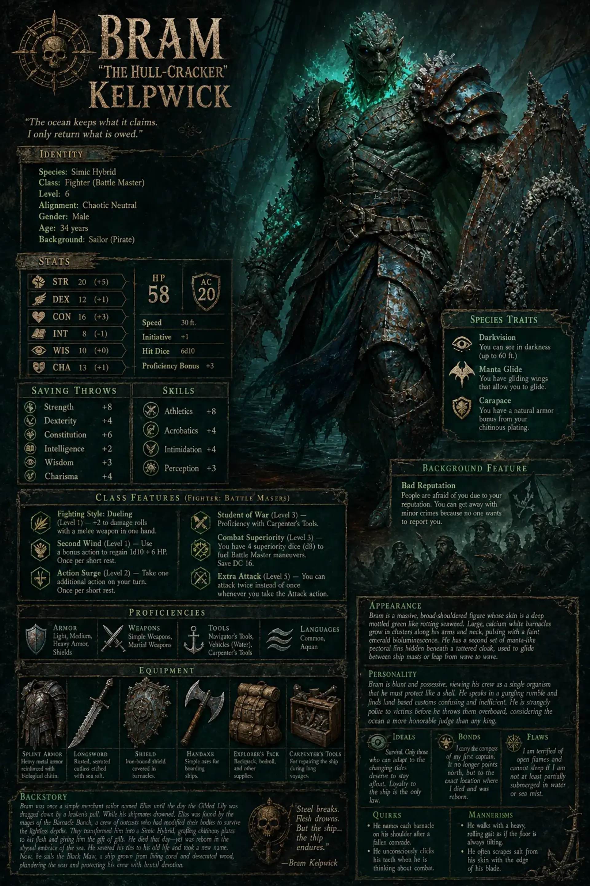 Character Sheet