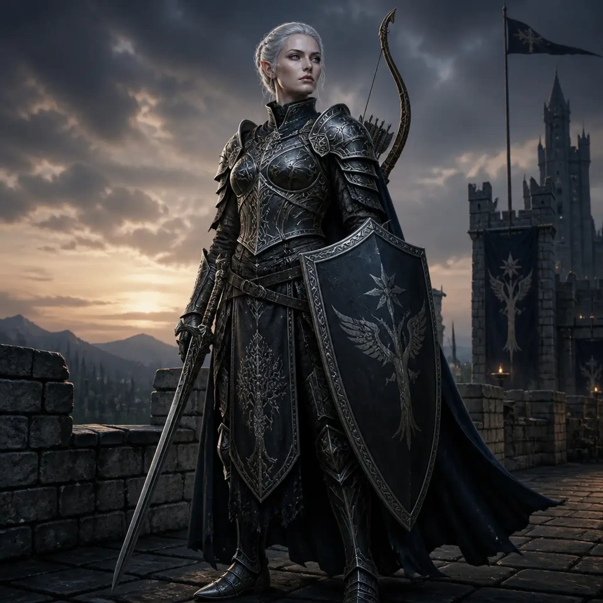 Vynessa - AI-generated fantasy Character