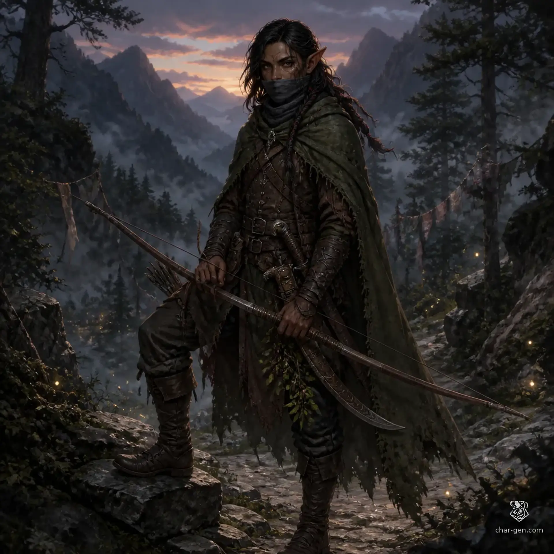Tupa Saran - AI-generated fantasy Character