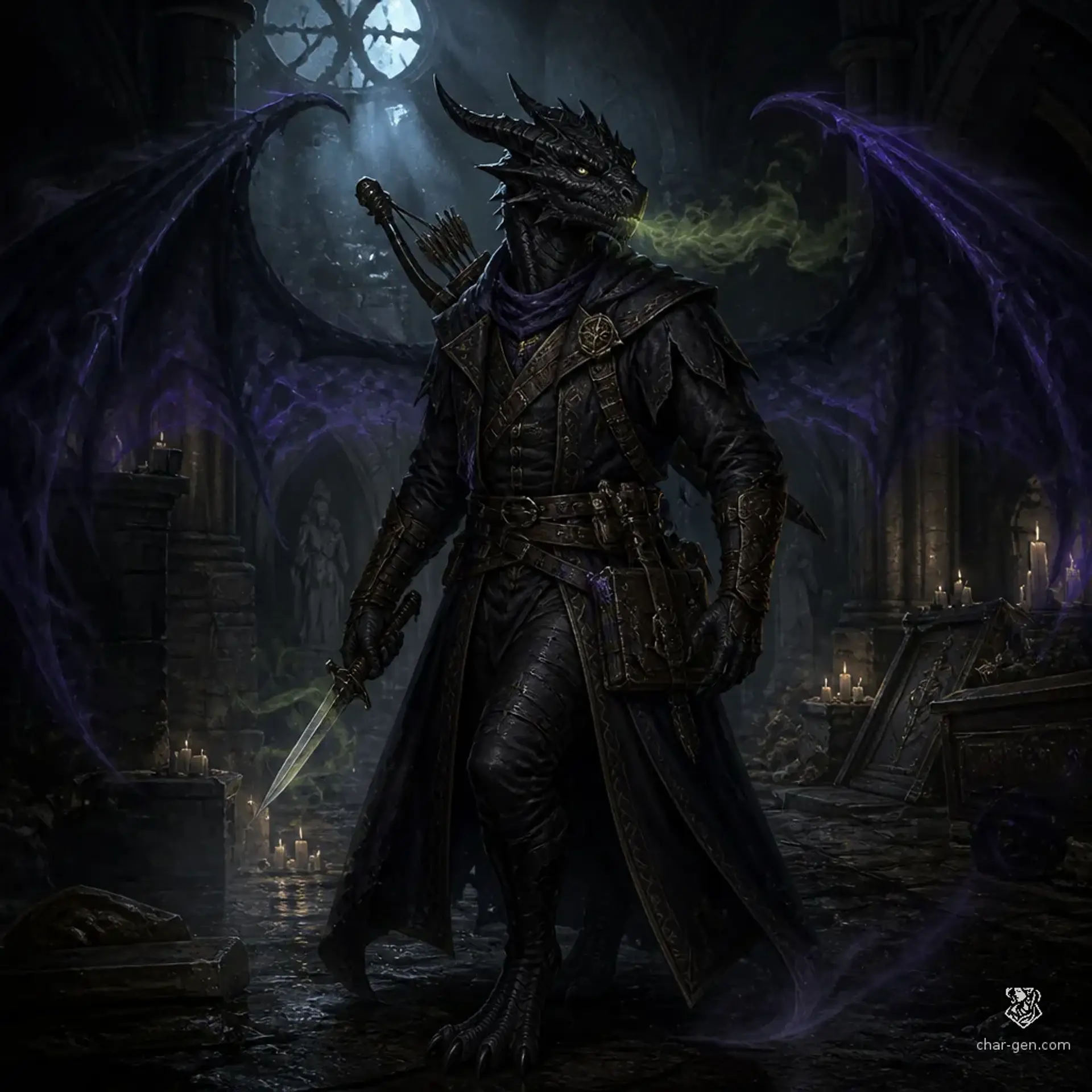 Qasimon - AI-generated fantasy Character
