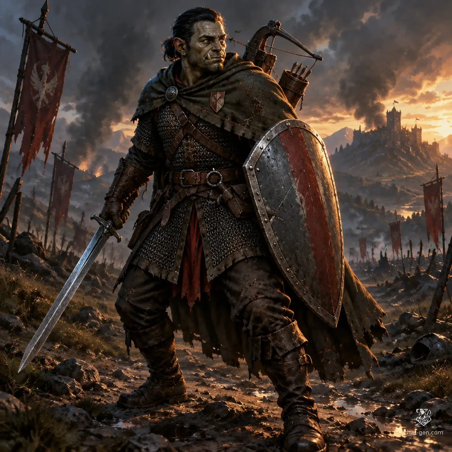 Gorovai Meskheli - AI-generated fantasy Character