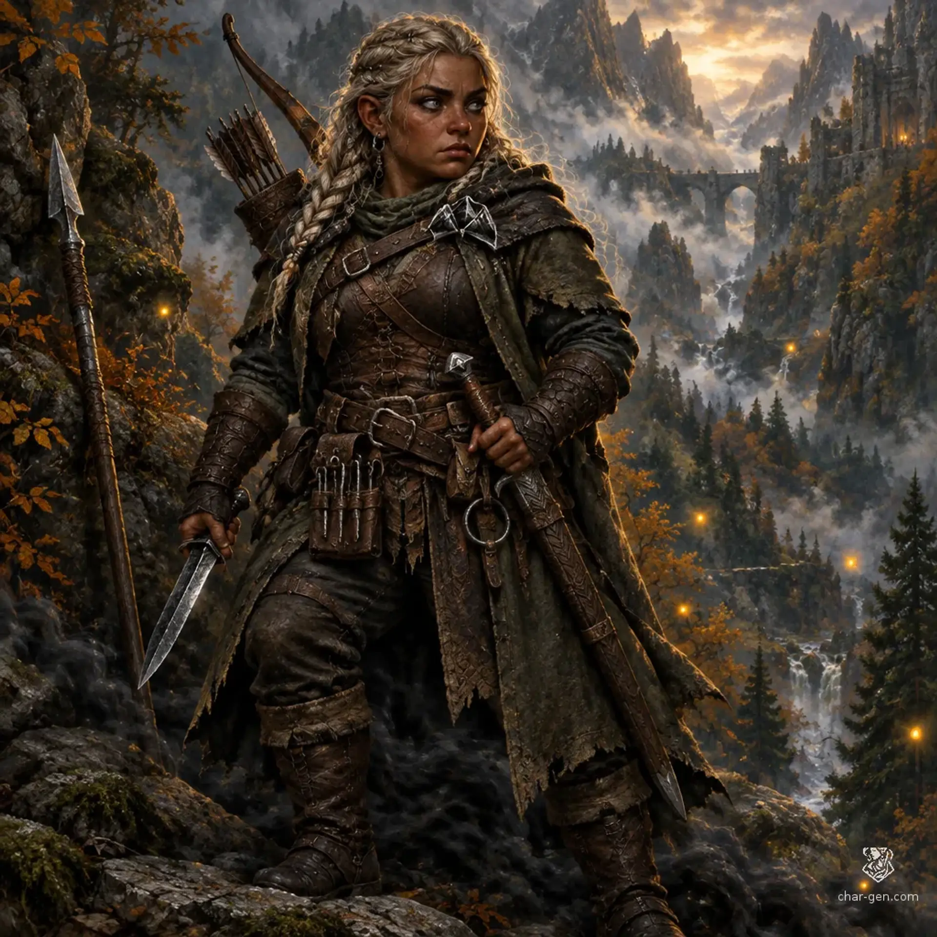 Isabelle Wikstrom - AI-generated fantasy Character