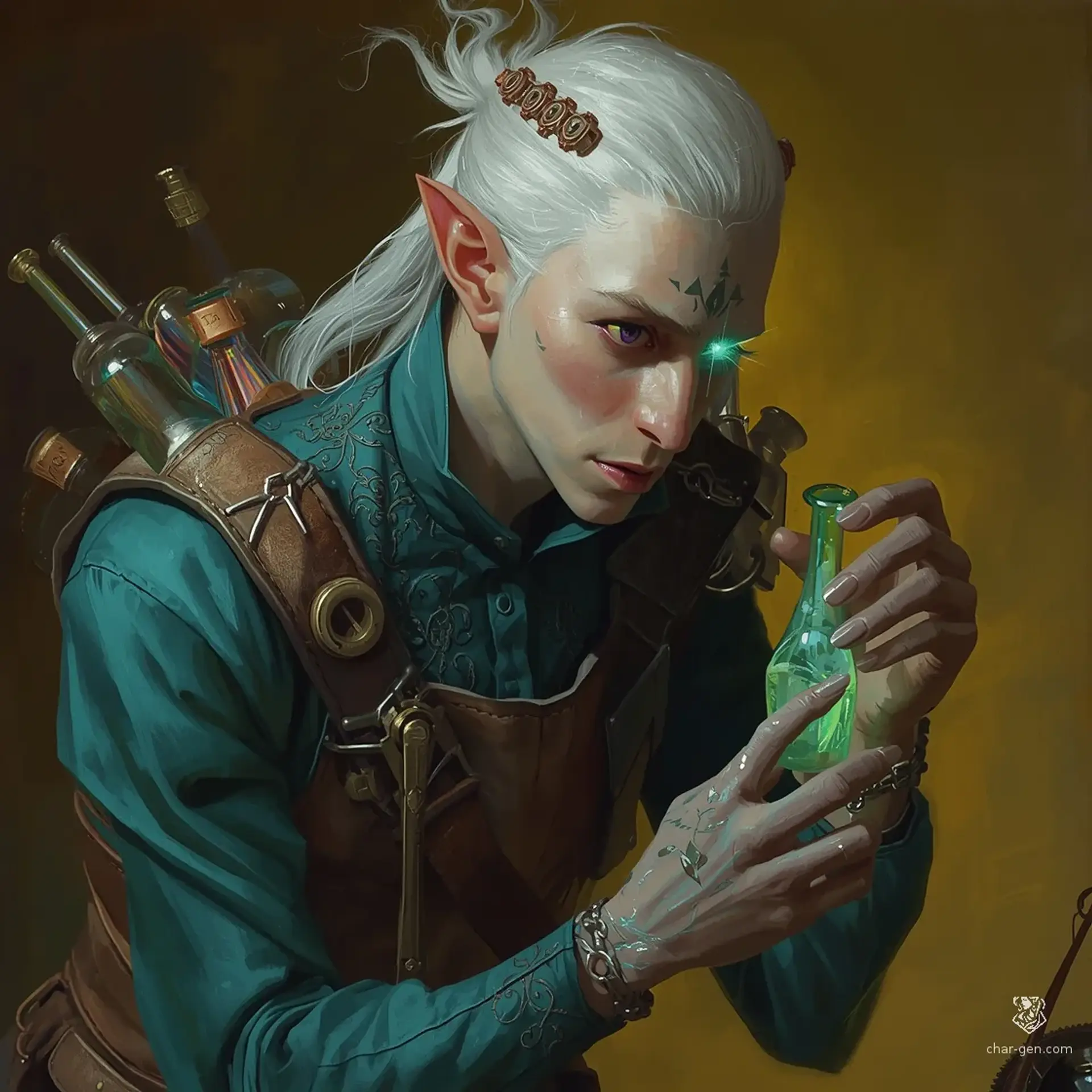 Valerius Olo'thas - AI-generated fantasy NPC
