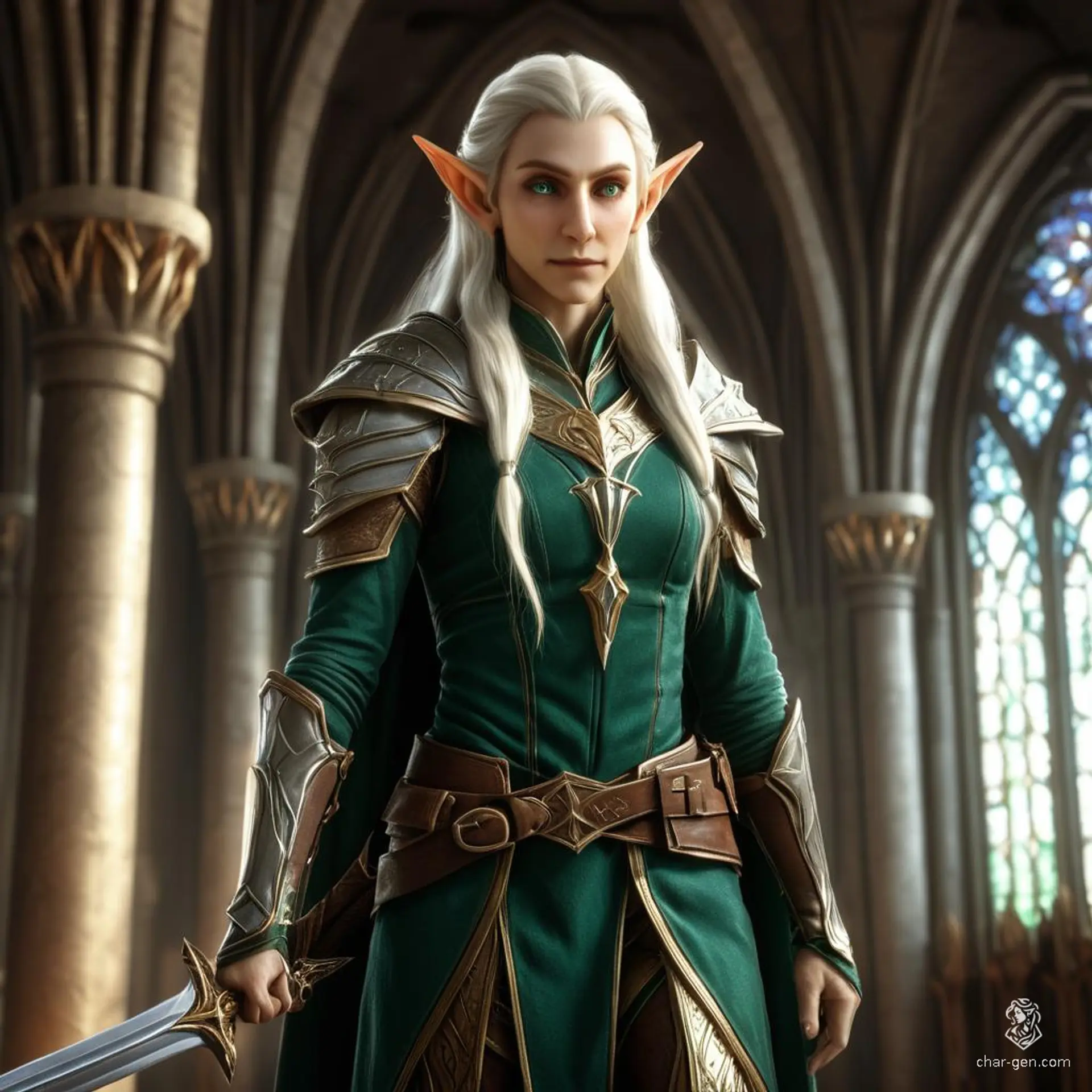 Ailana, a Highborn Swashbuckler and Chaotic Good High Elf/Celestial Eladrin, gracefully maneuvers through the criminal underworld of Eberron. Level 5 Thief Rogue and Champion, she wields a rapier, shortsword, and whip. Quick-witted and curious, her noble values drive her relentless pursuit of rare artifacts.