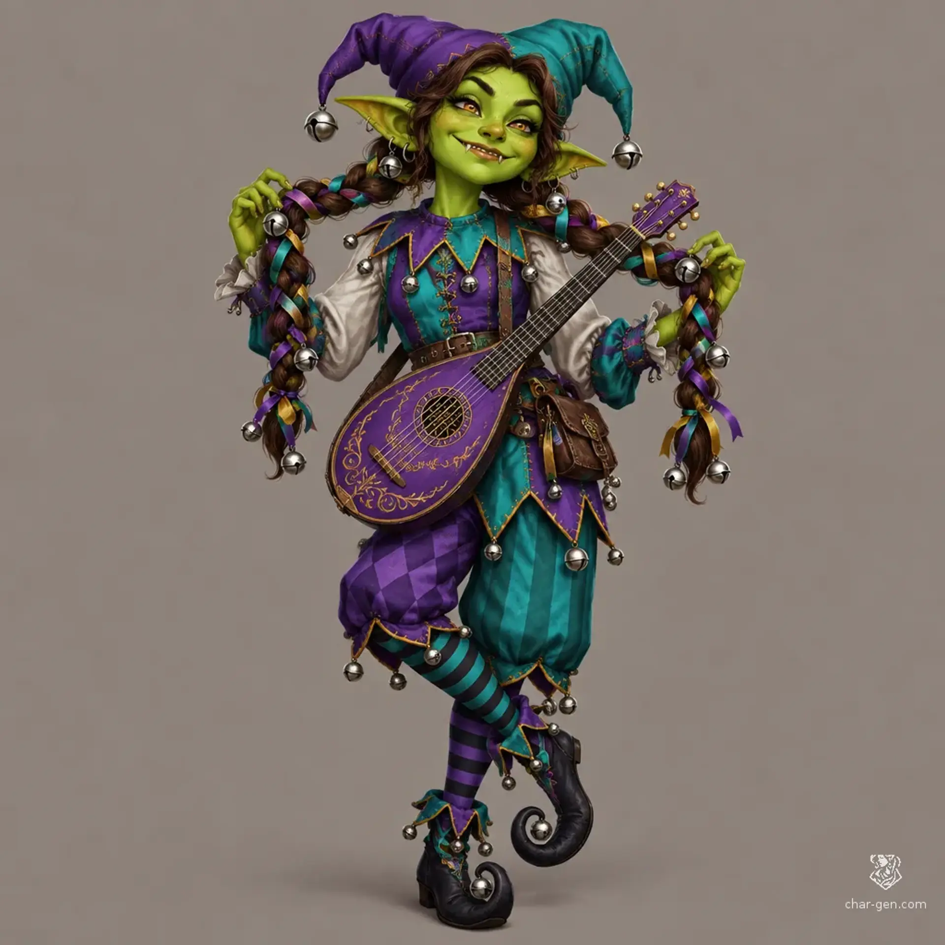 Grizella Grimbole - AI-generated fantasy Character