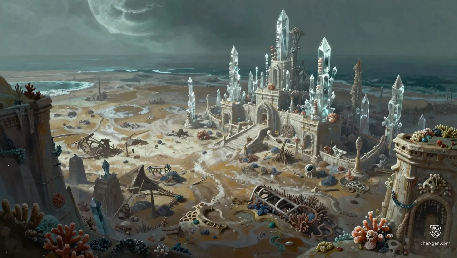 The Tides of Evermore - AI-generated fantasy Quest