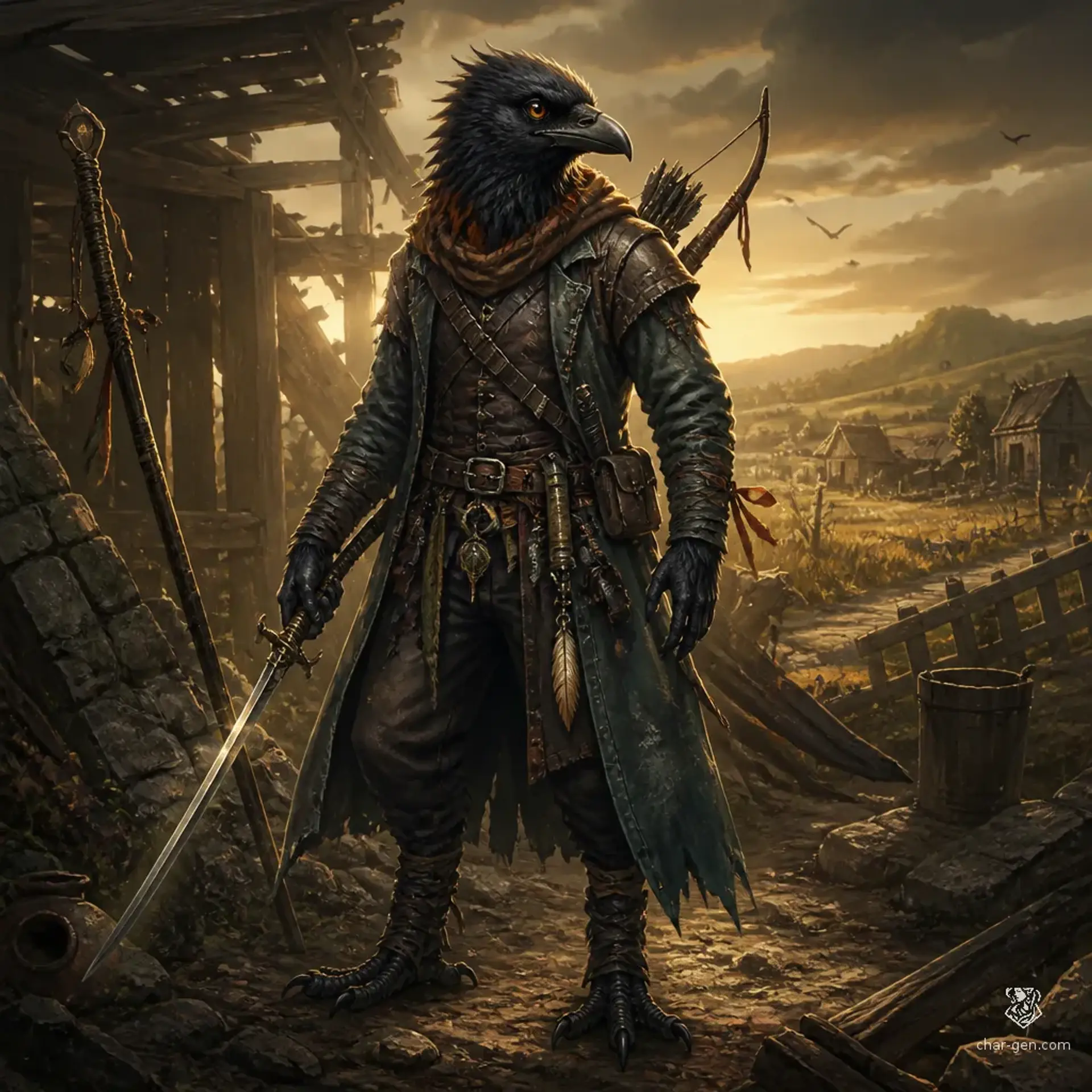 Clataues - AI-generated fantasy Character