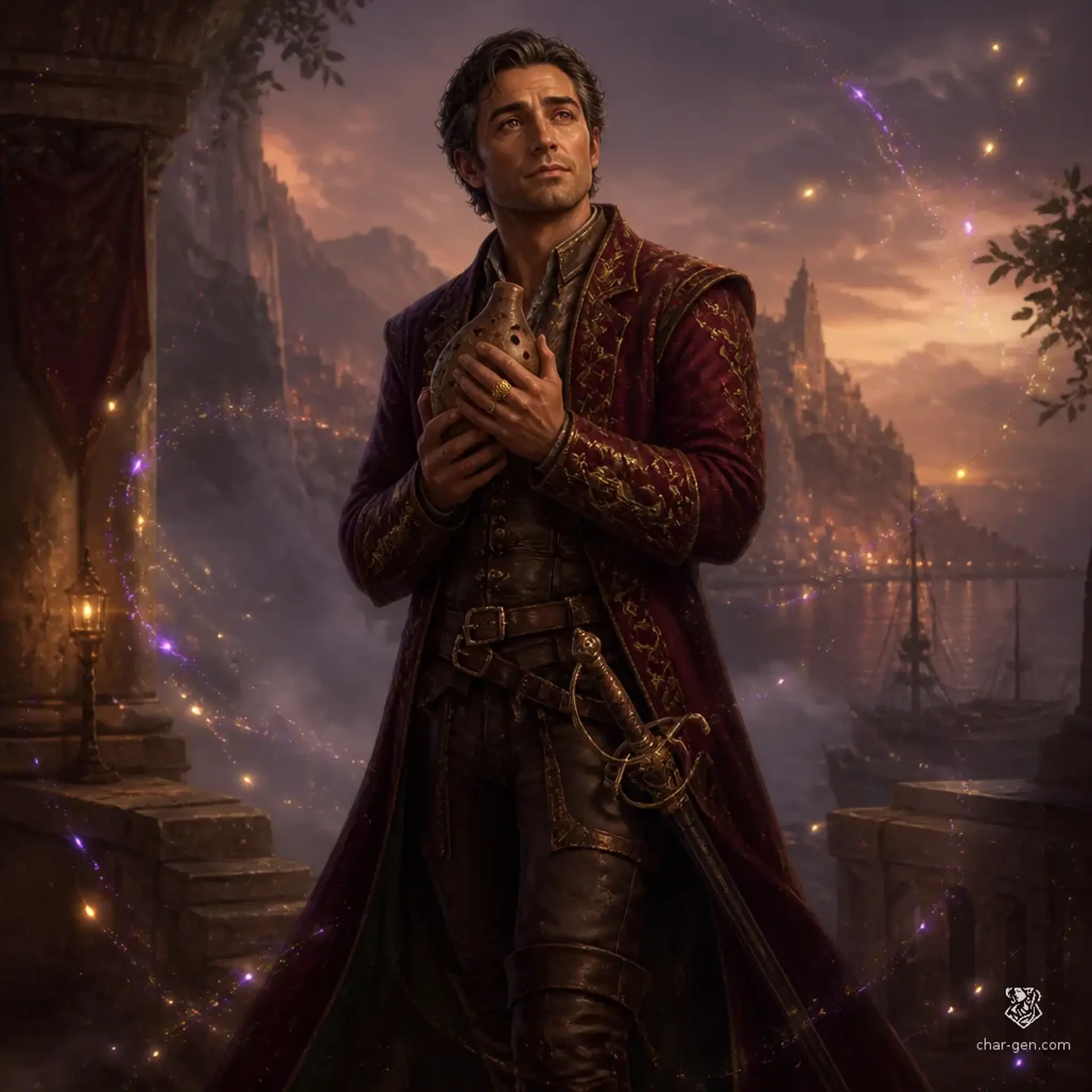 Salomone - AI-generated fantasy Character