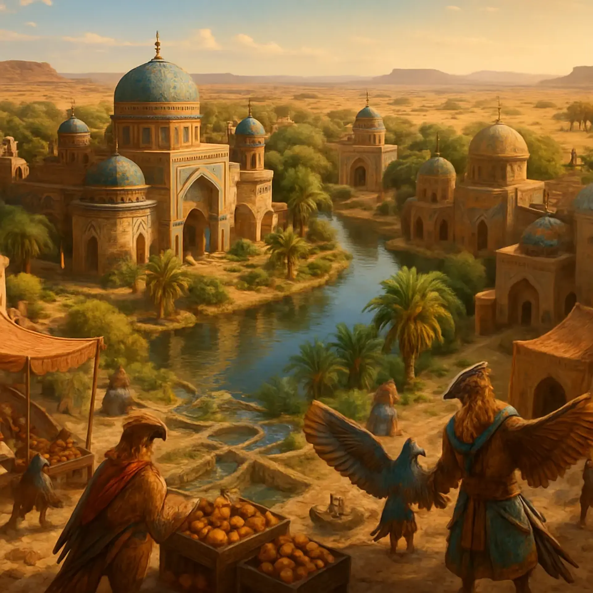 Samayed - AI-generated fantasy Settlement