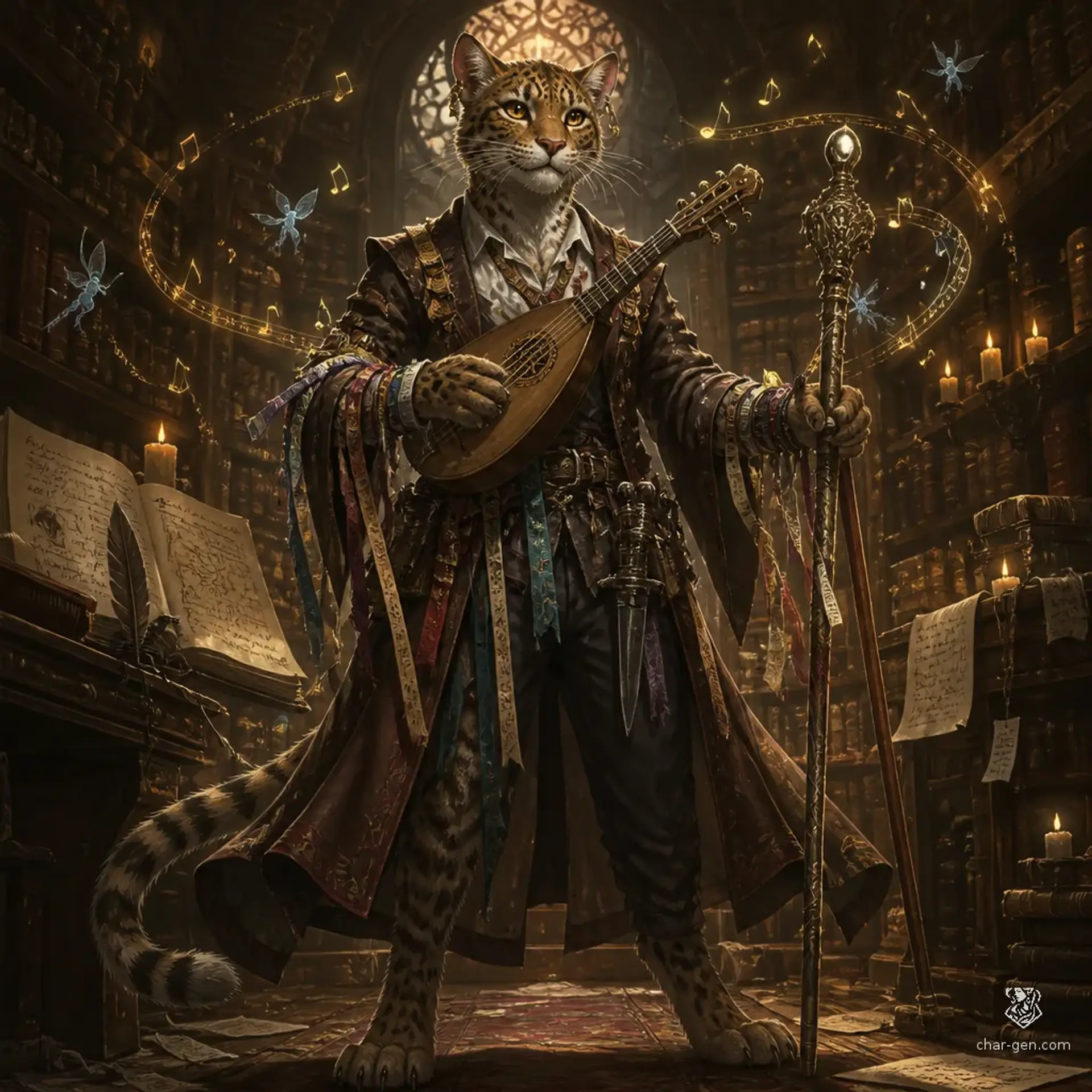 Щабель - AI-generated fantasy Character