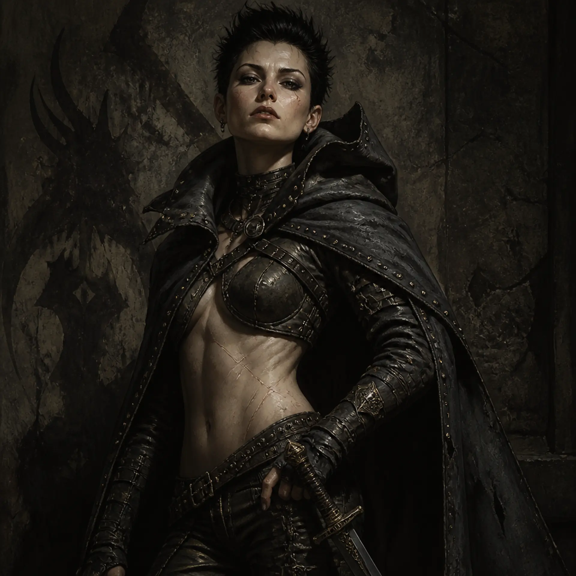 Elys Thorne - AI-generated fantasy NPC