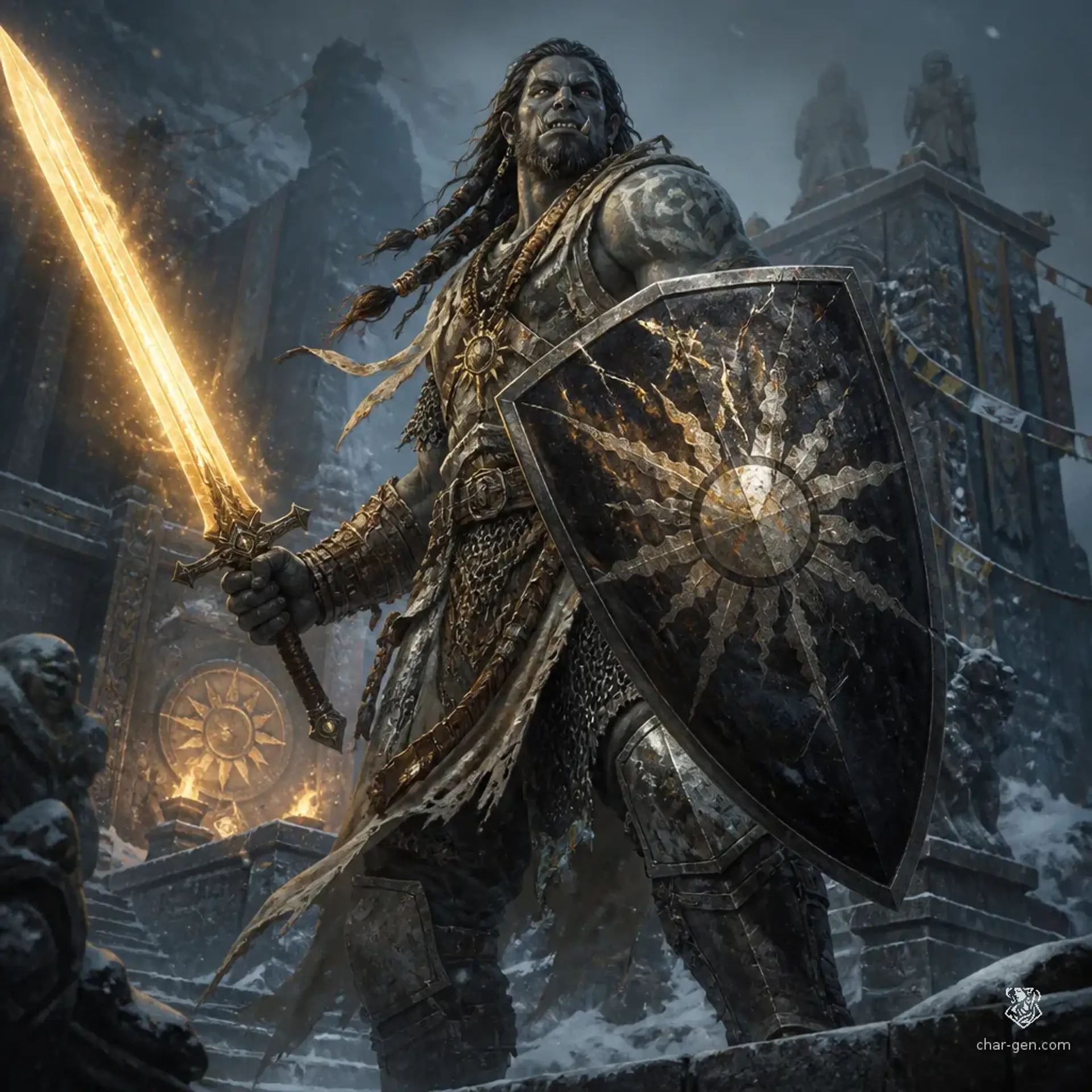 Jorgrim - AI-generated fantasy Character