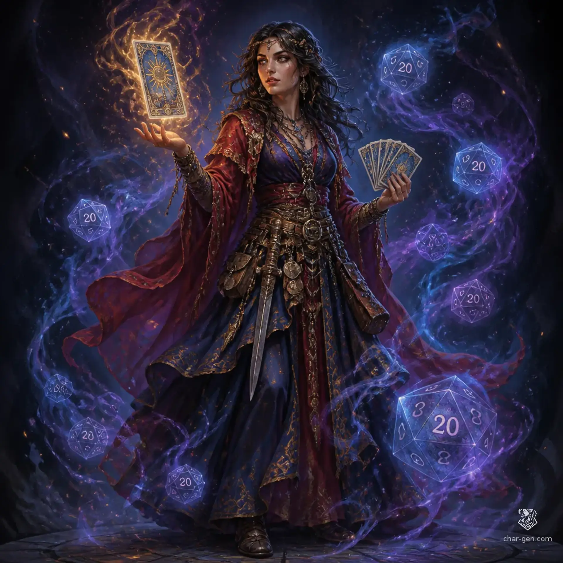 Dahna - AI-generated fantasy Character