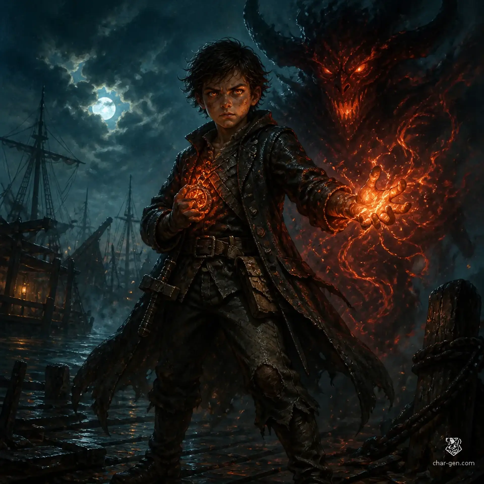 Milo Ashwhisper - AI-generated fantasy Character