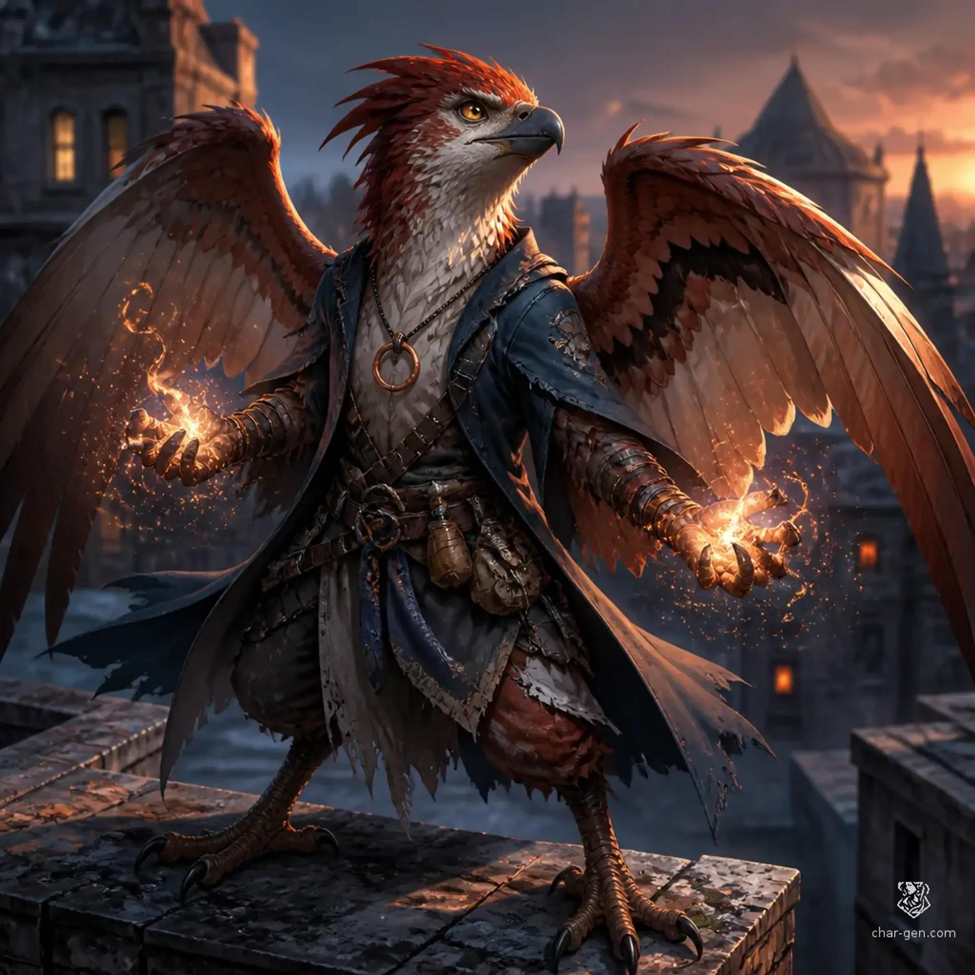 Teg - AI-generated fantasy Character