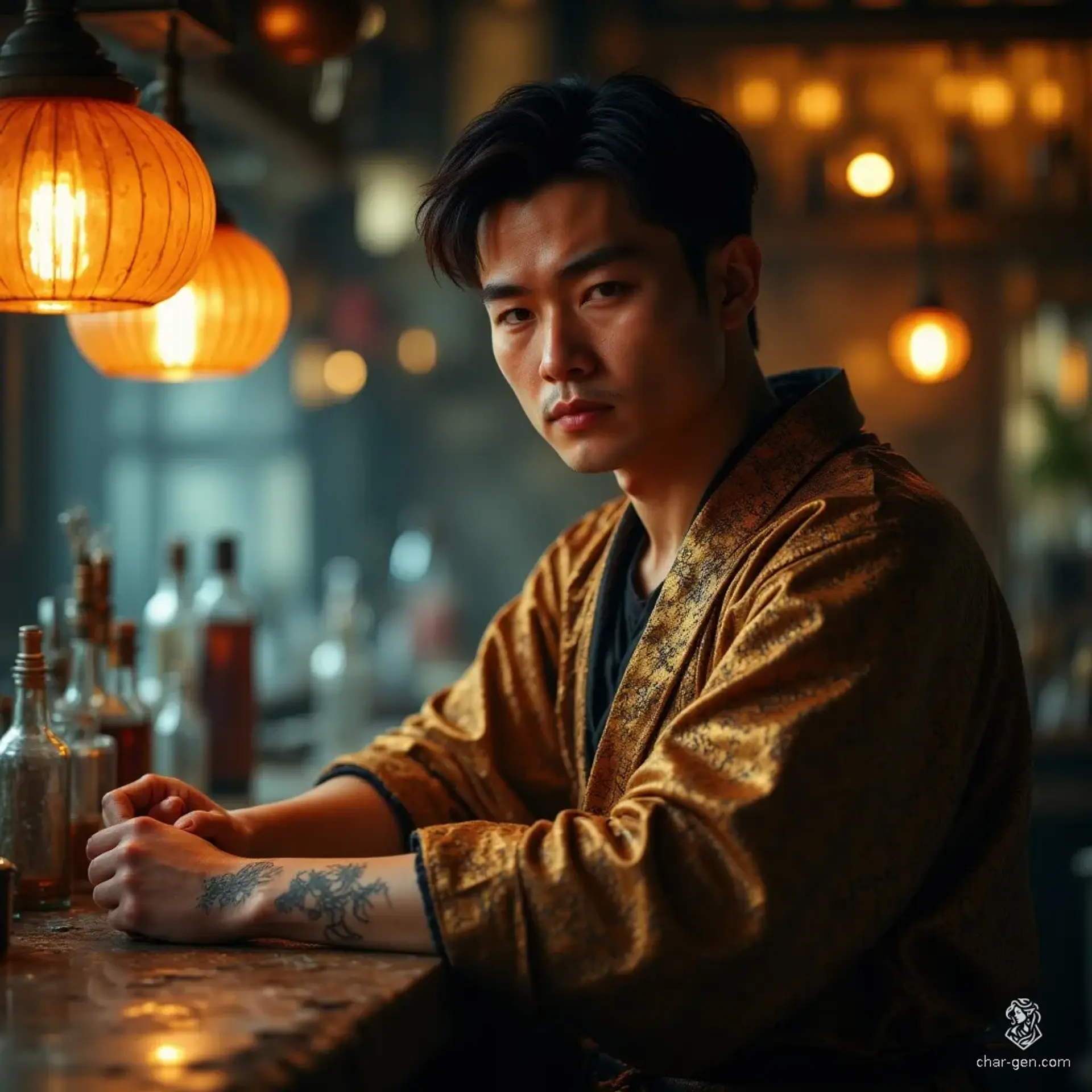 Akira Fuji - AI-generated fantasy NPC