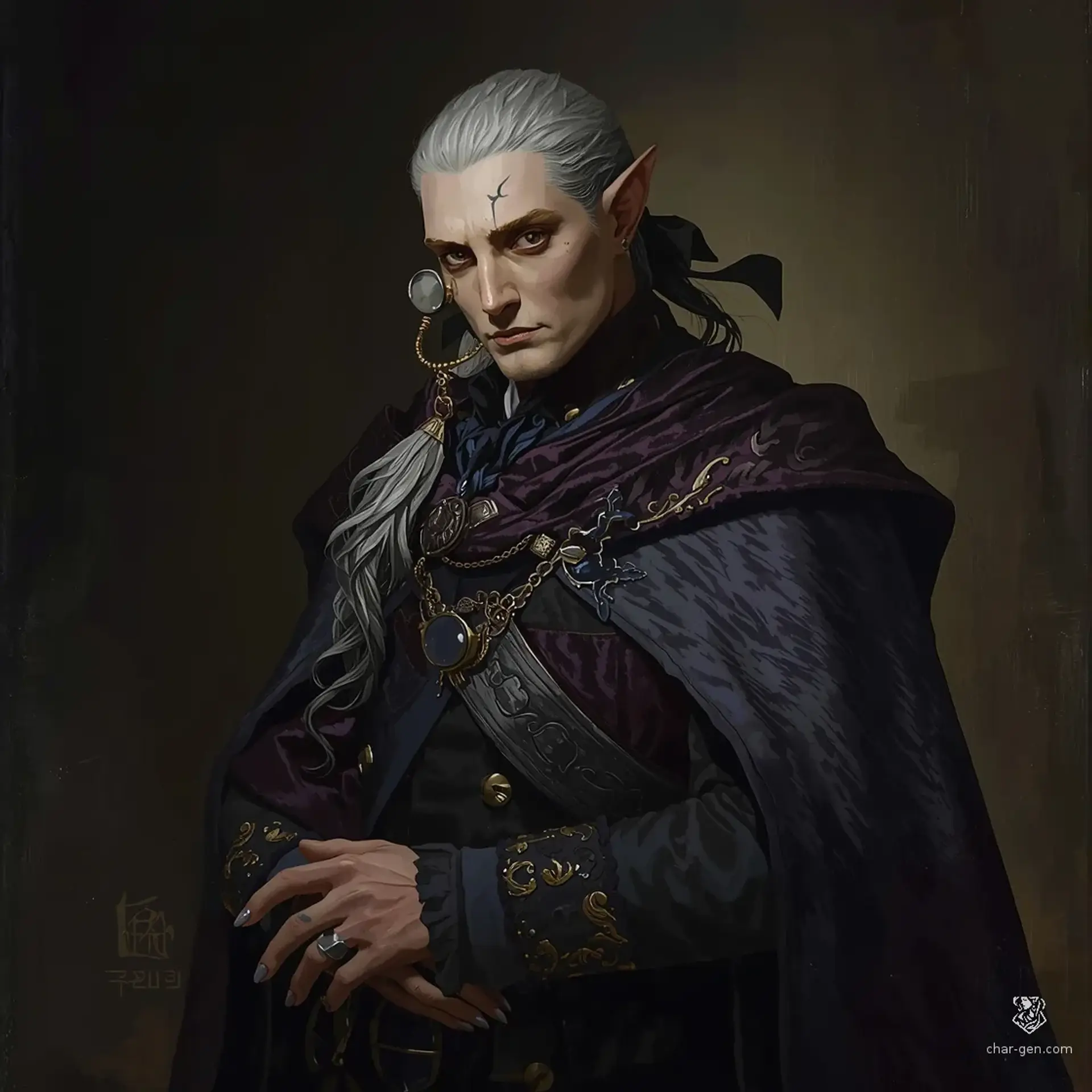 Veran Ithildar - AI-generated fantasy NPC