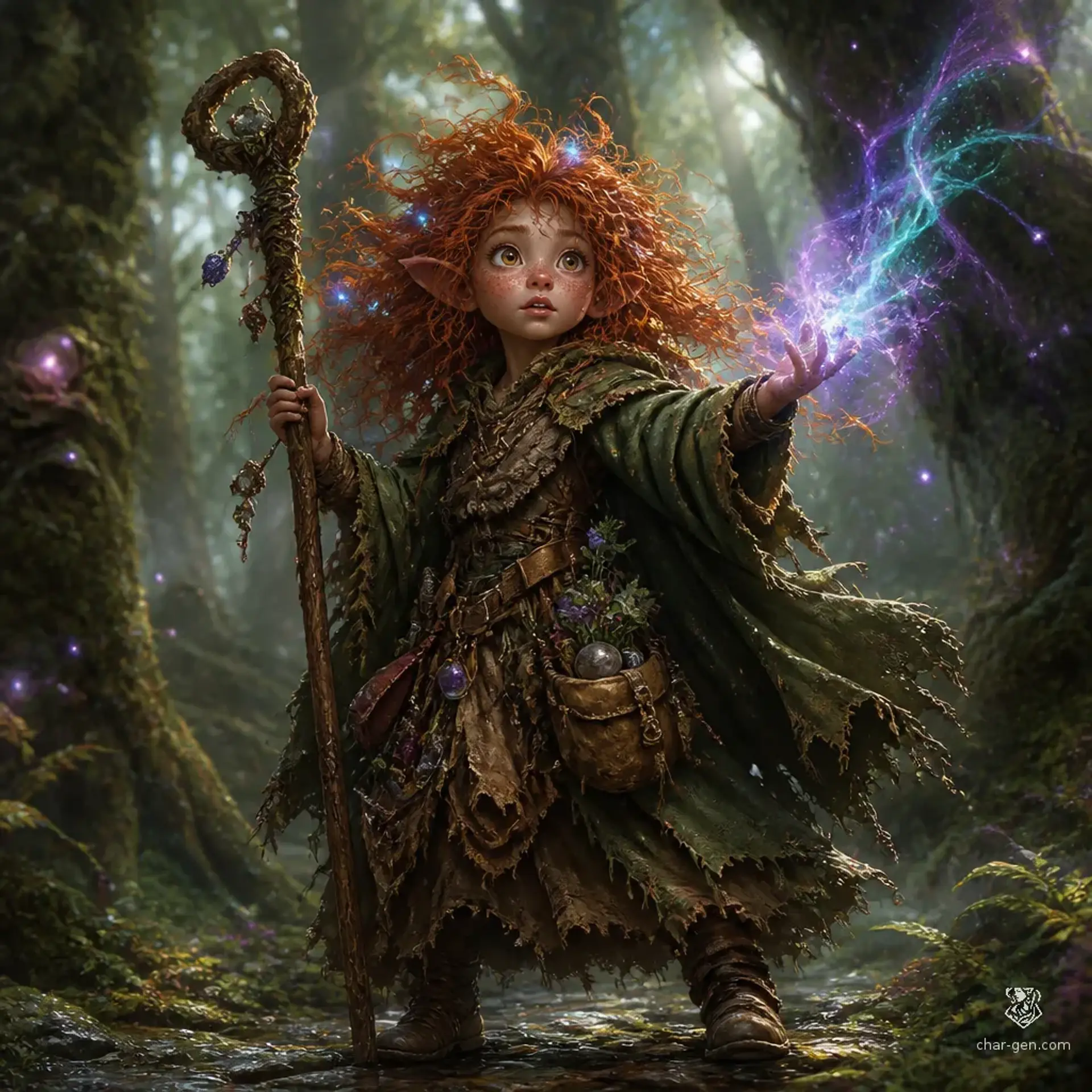 Ellyjoybell 'Elly' Lingenhall - AI-generated fantasy Character