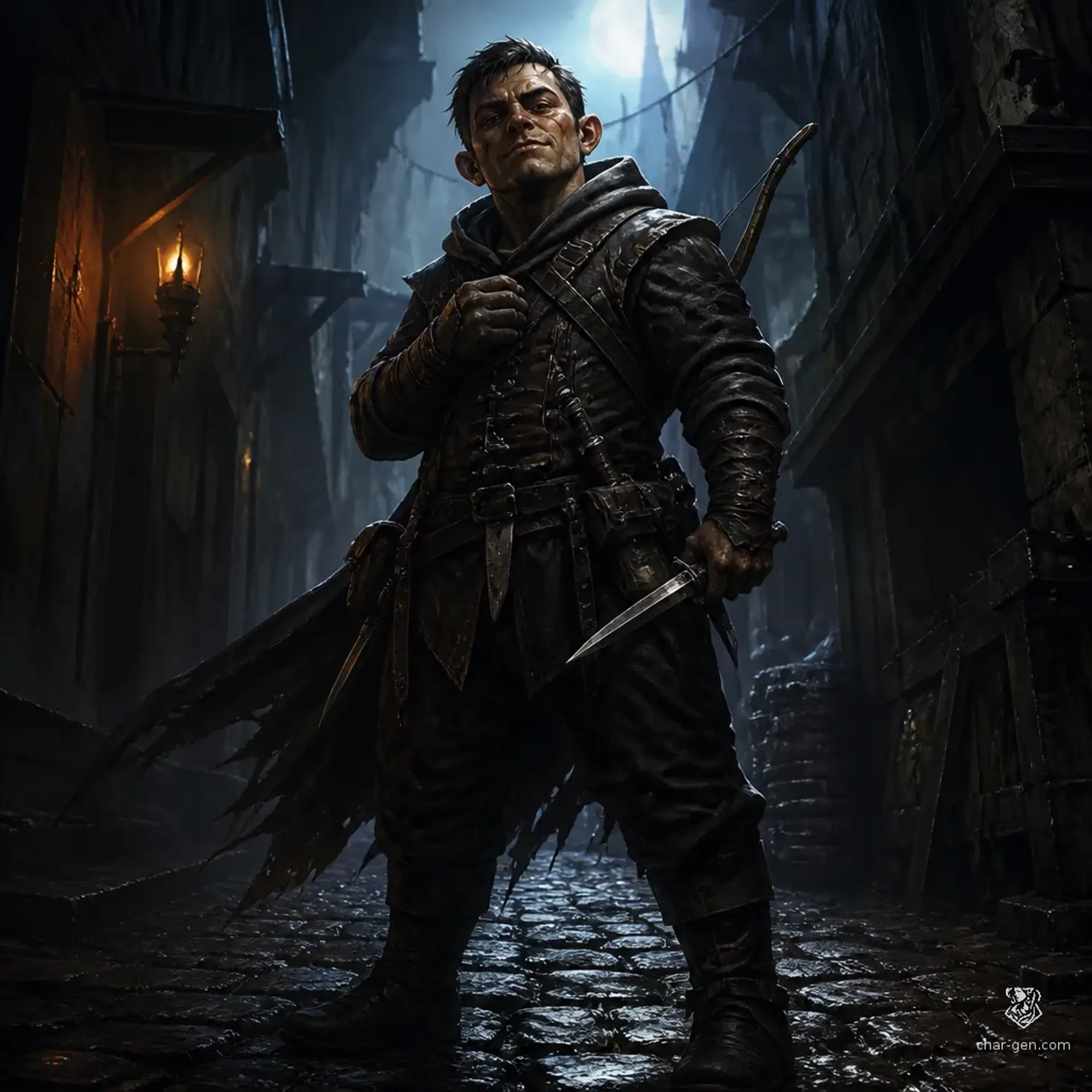 Rurik Underbough - AI-generated fantasy Character