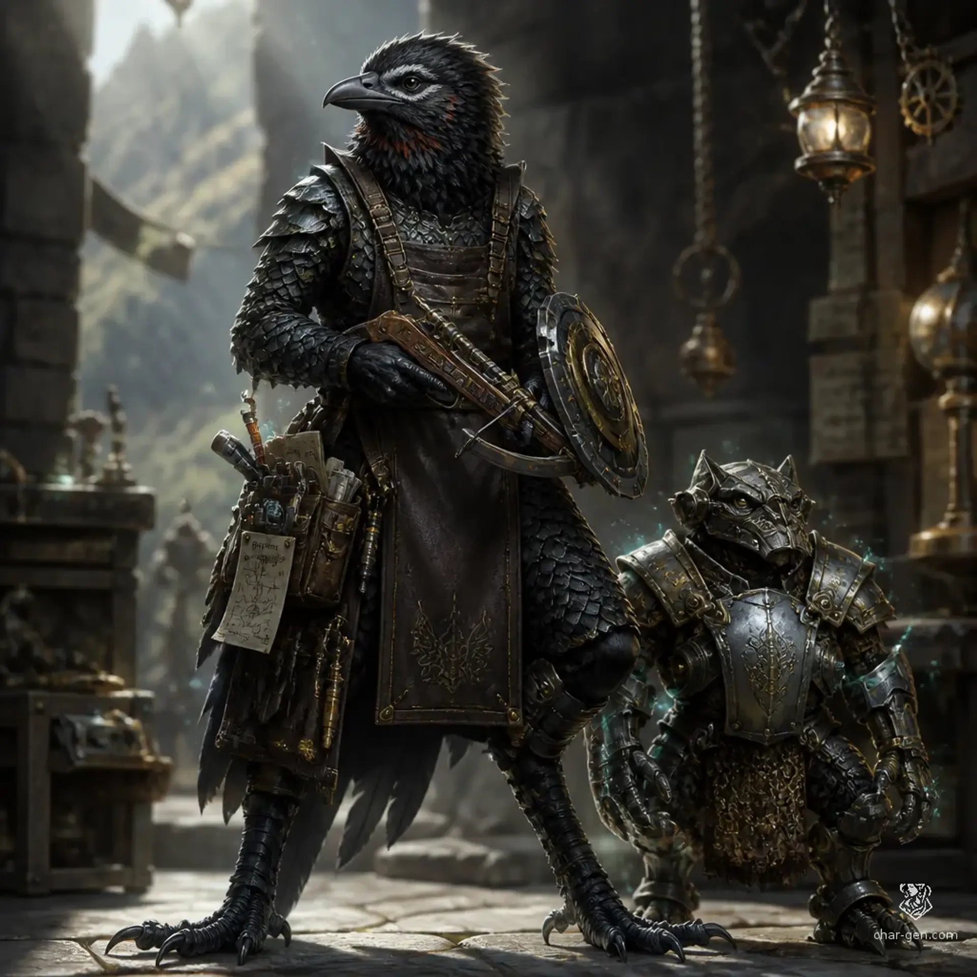 Seshith Quispe - AI-generated fantasy Character