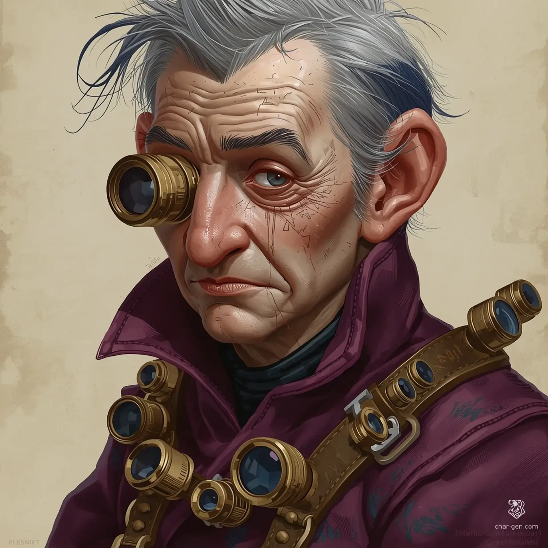 Zook Fingal Turen - AI-generated fantasy NPC