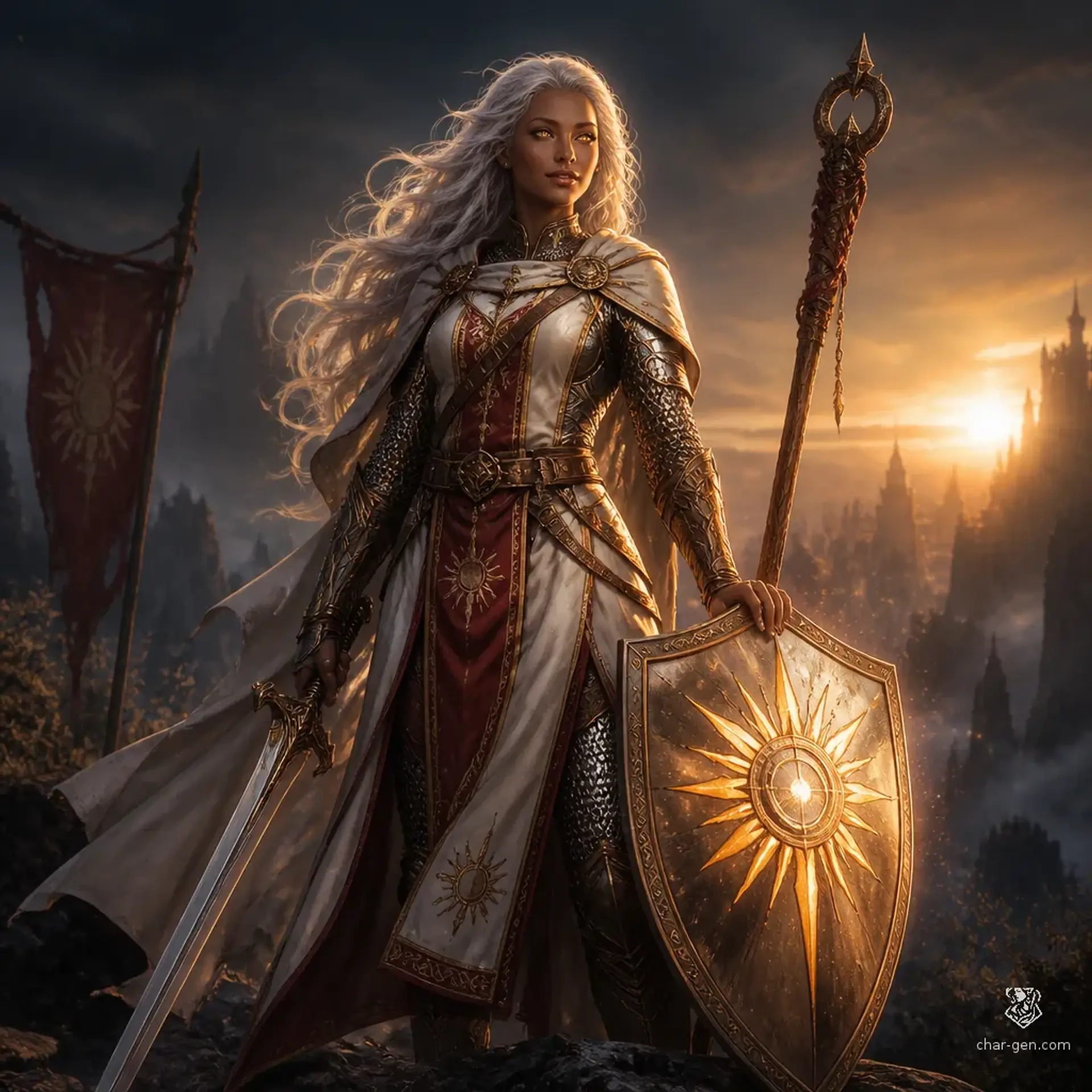 Triana - AI-generated fantasy Character
