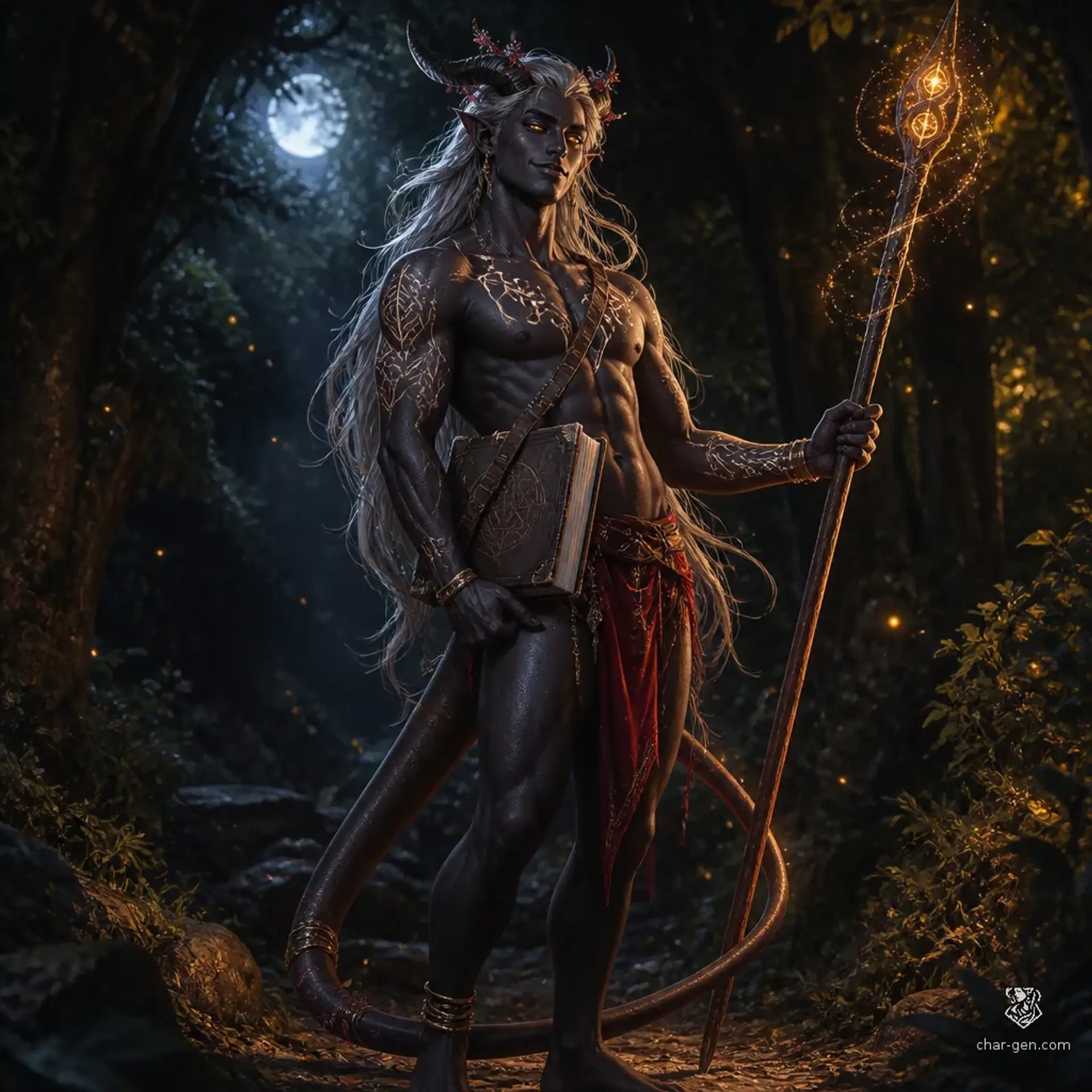 Veyr Thornscript - AI-generated fantasy Character