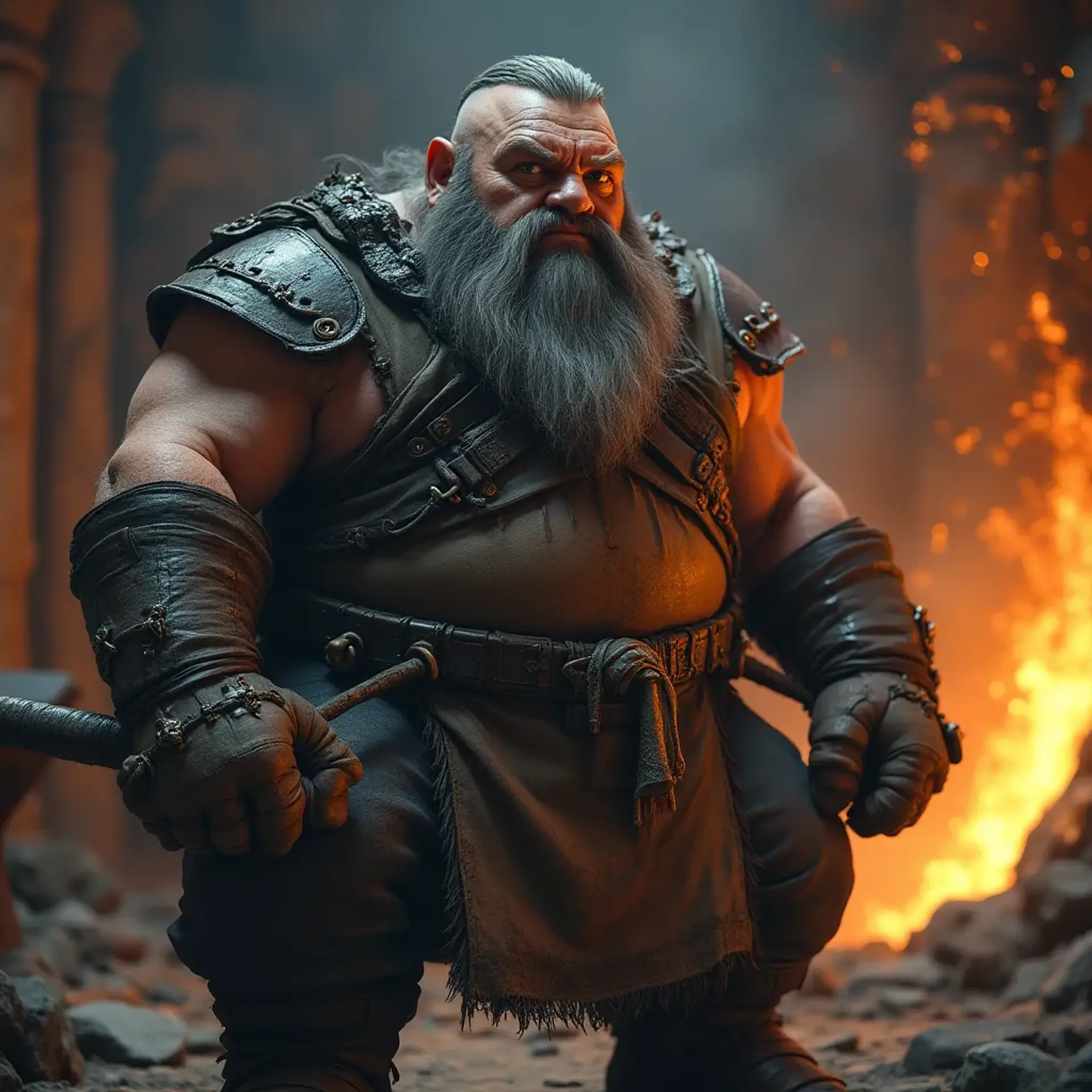 Bryndel Ironmantle - AI-generated fantasy NPC