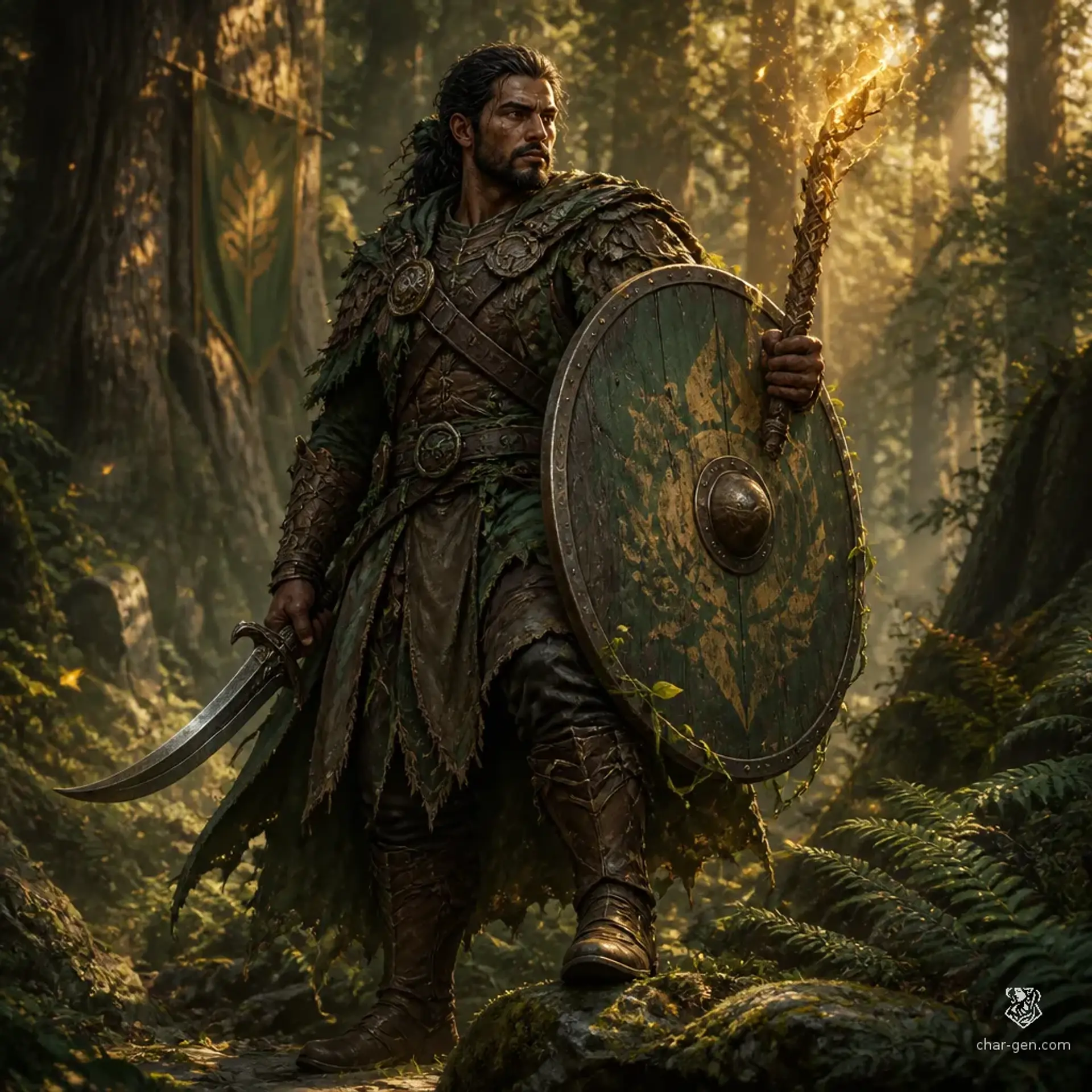 Braskel Urrutia - AI-generated fantasy Character