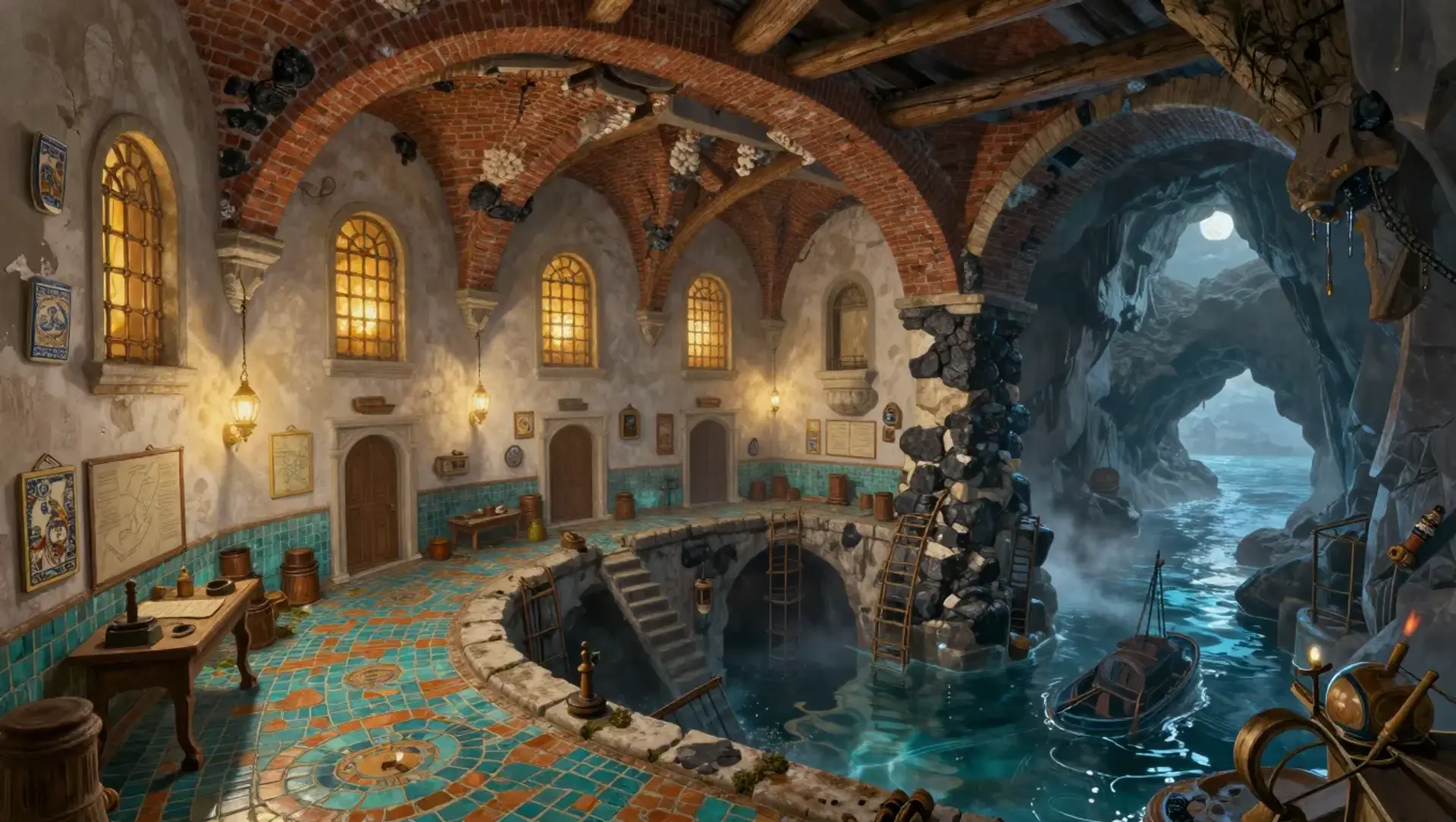 The Sunken Baths of the Sirocco Veil