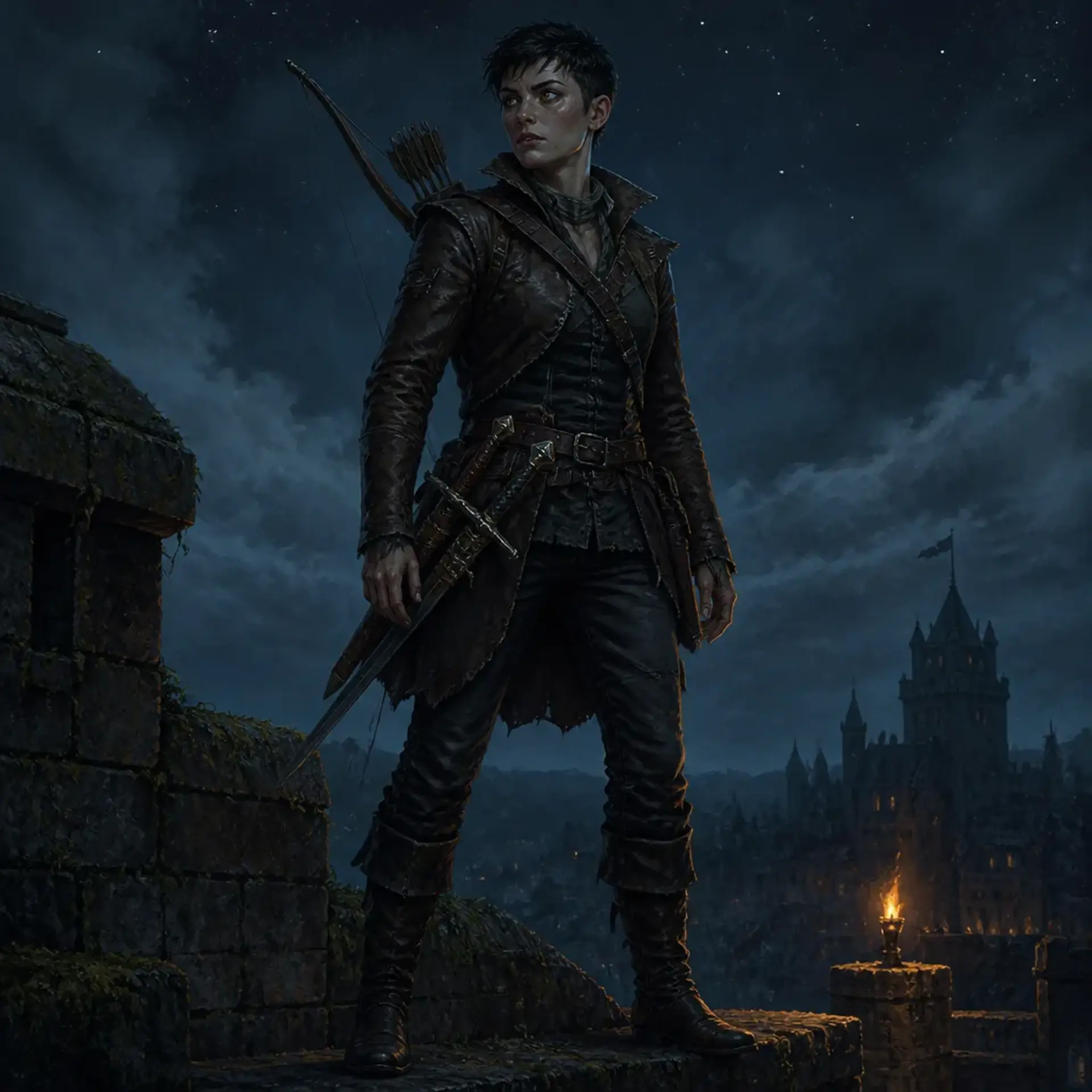 Eris - AI-generated fantasy Character