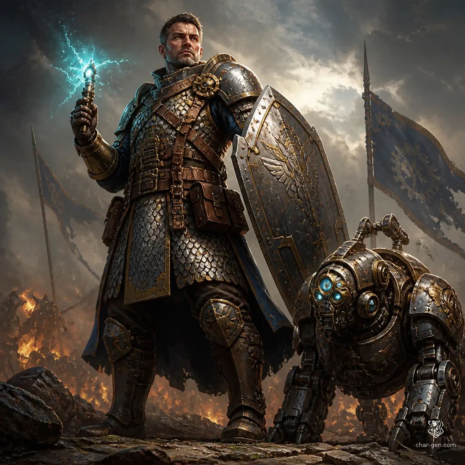Tank Commander - AI-generated fantasy Character