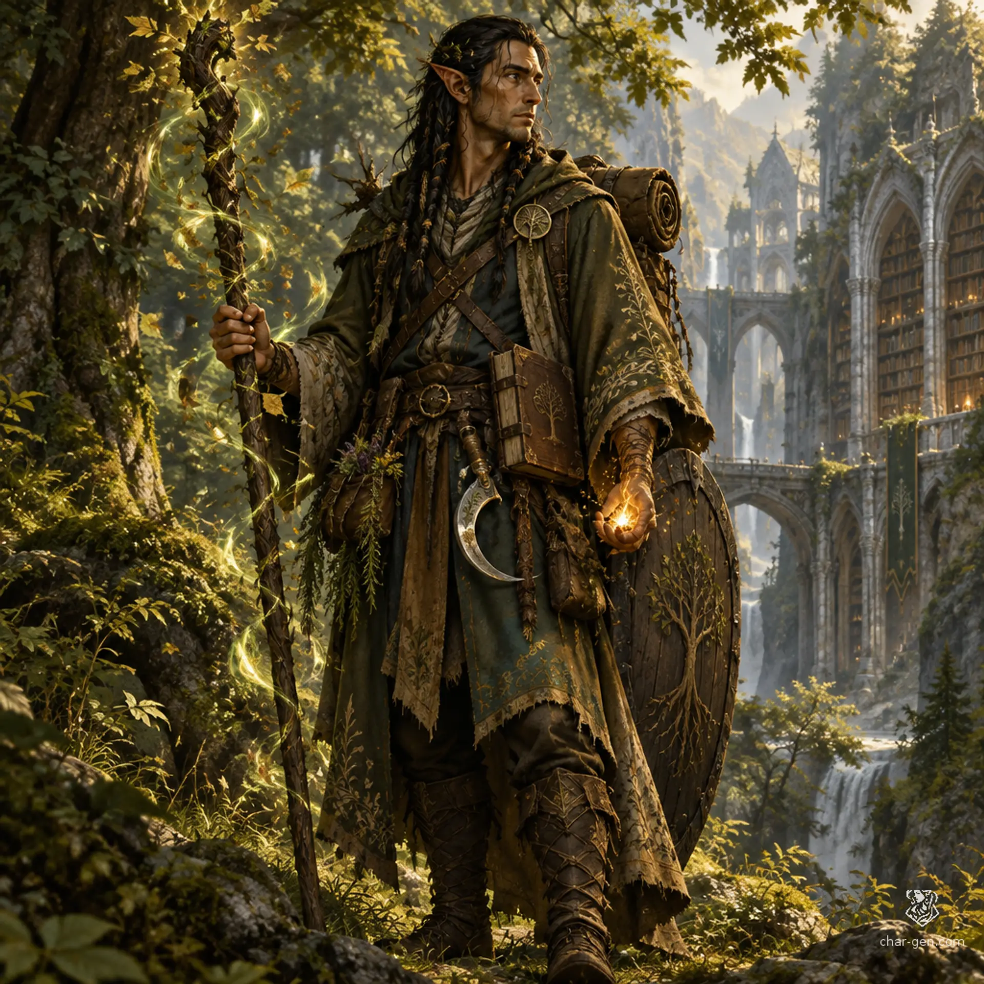 Koruvr'aii - AI-generated fantasy Character