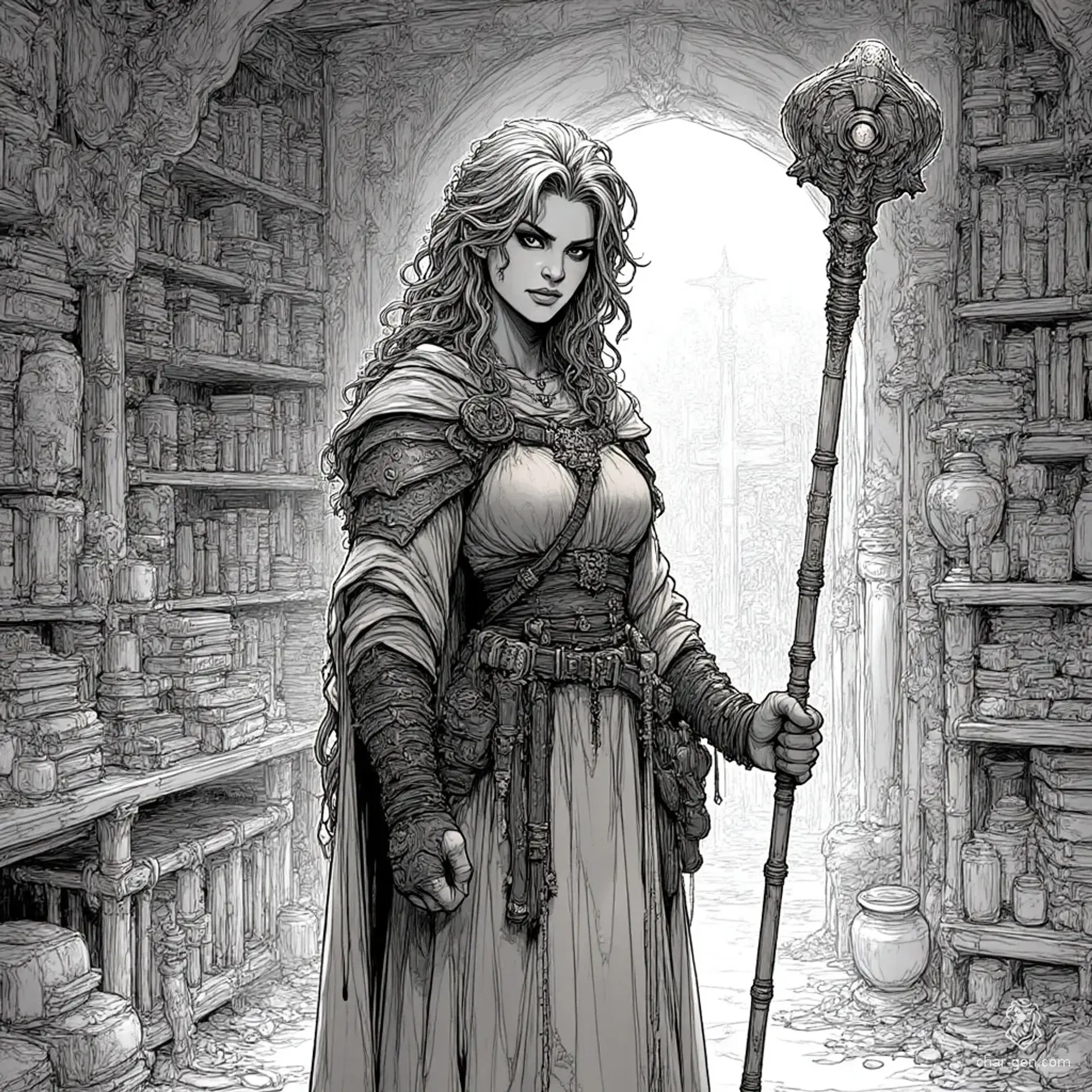 Wynsford’s Arcane Scrollery - AI-generated fantasy Shop